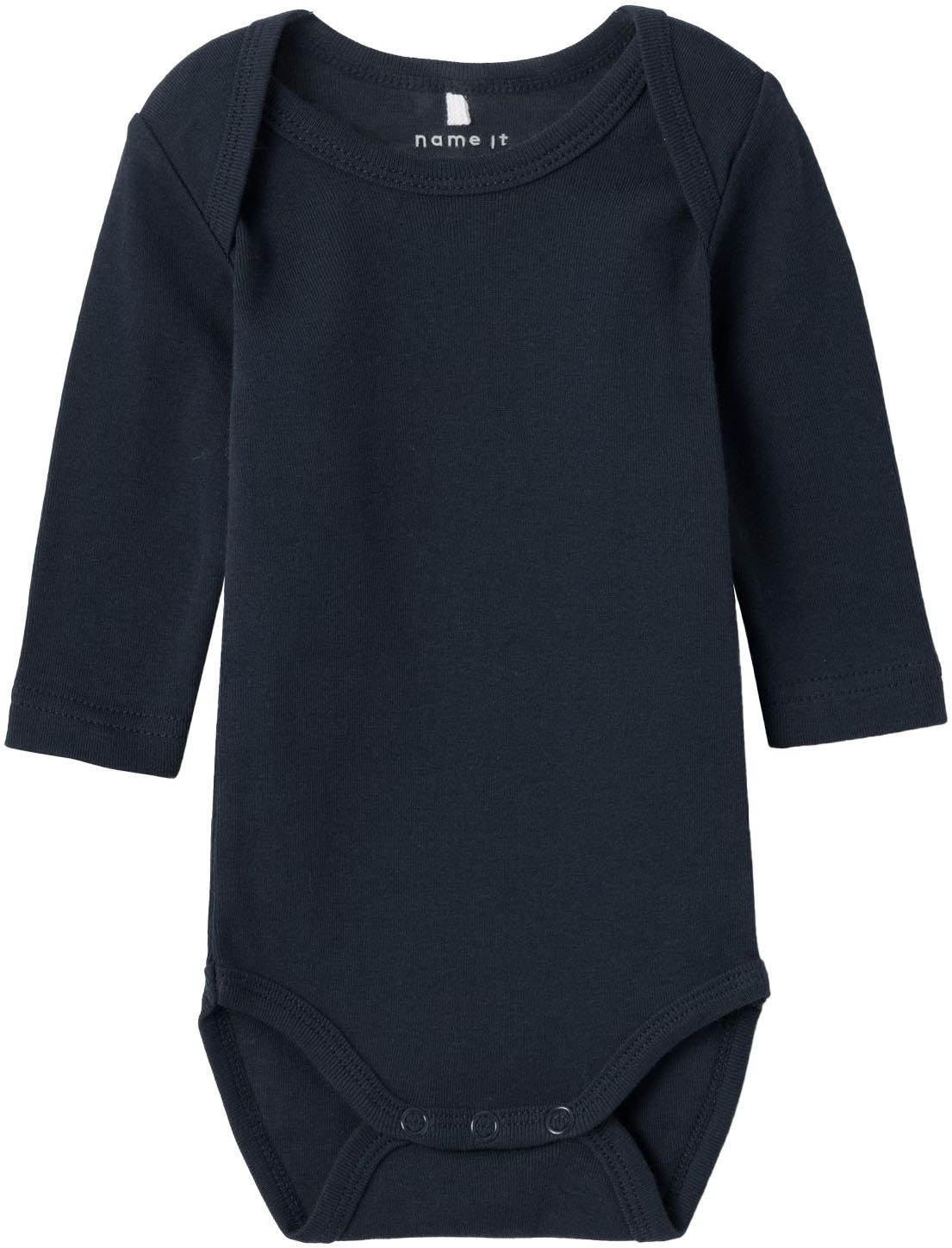 Name It Pyjama NBNBODY 2P LS Y/D CORE NOOS (set, 2-delig) kinderen pyjama's maat 50 zwart
