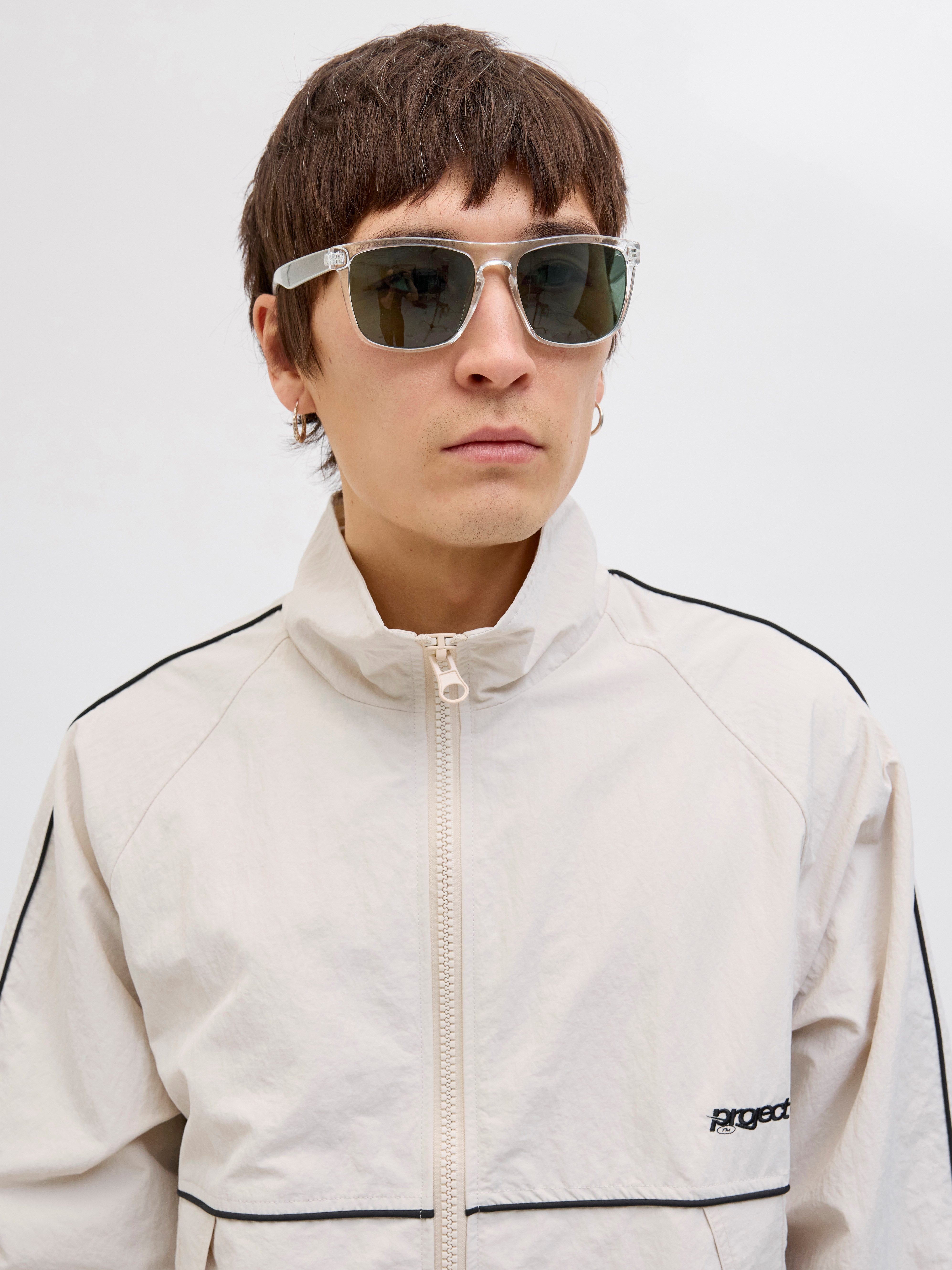 Jack & Jones Zonnebril JACRYDER SUNGLASSES NOOS heren zonnebrillen wit