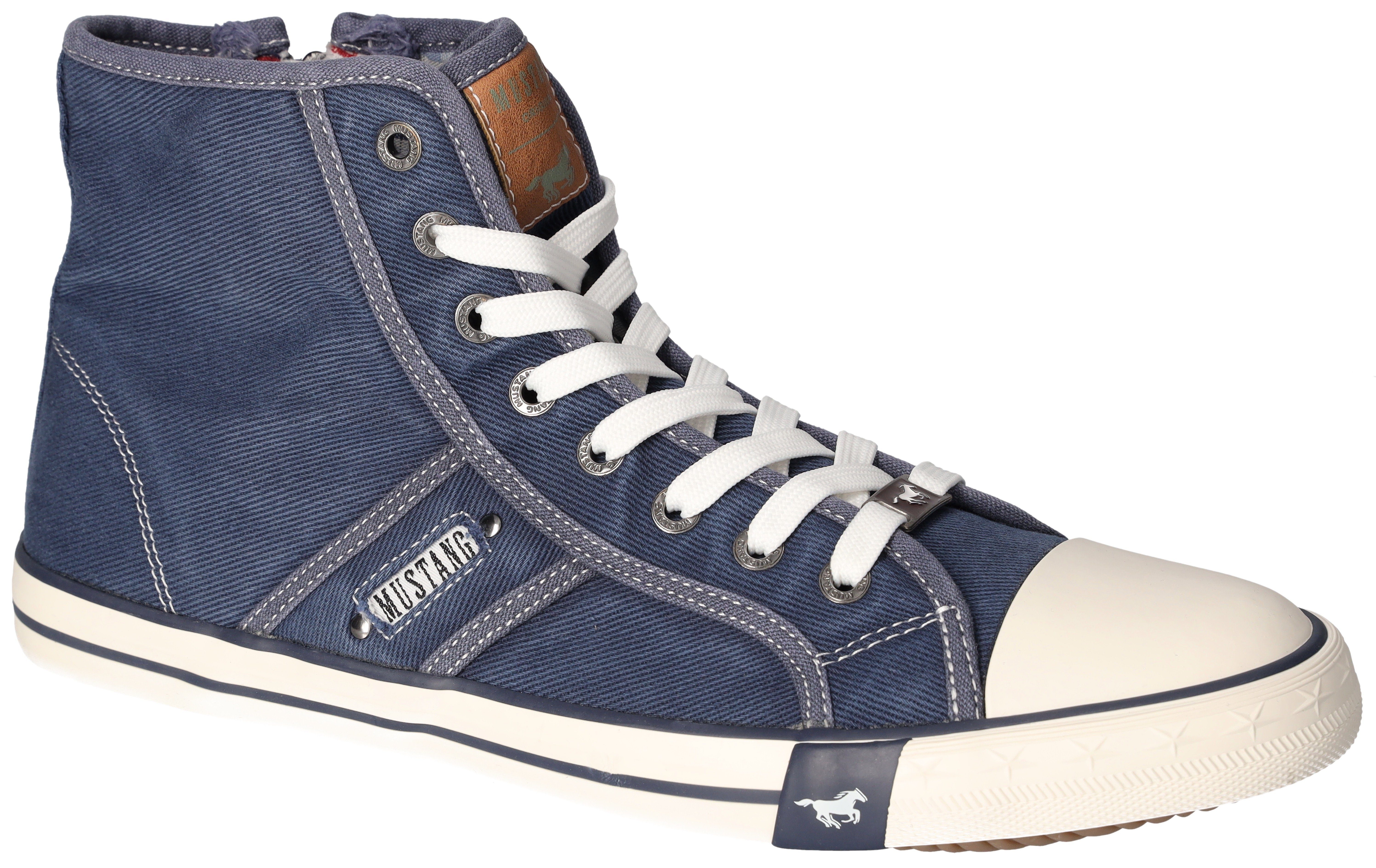 Mustang Shoes Sneakers , veterschoenen, bikerboots met rits