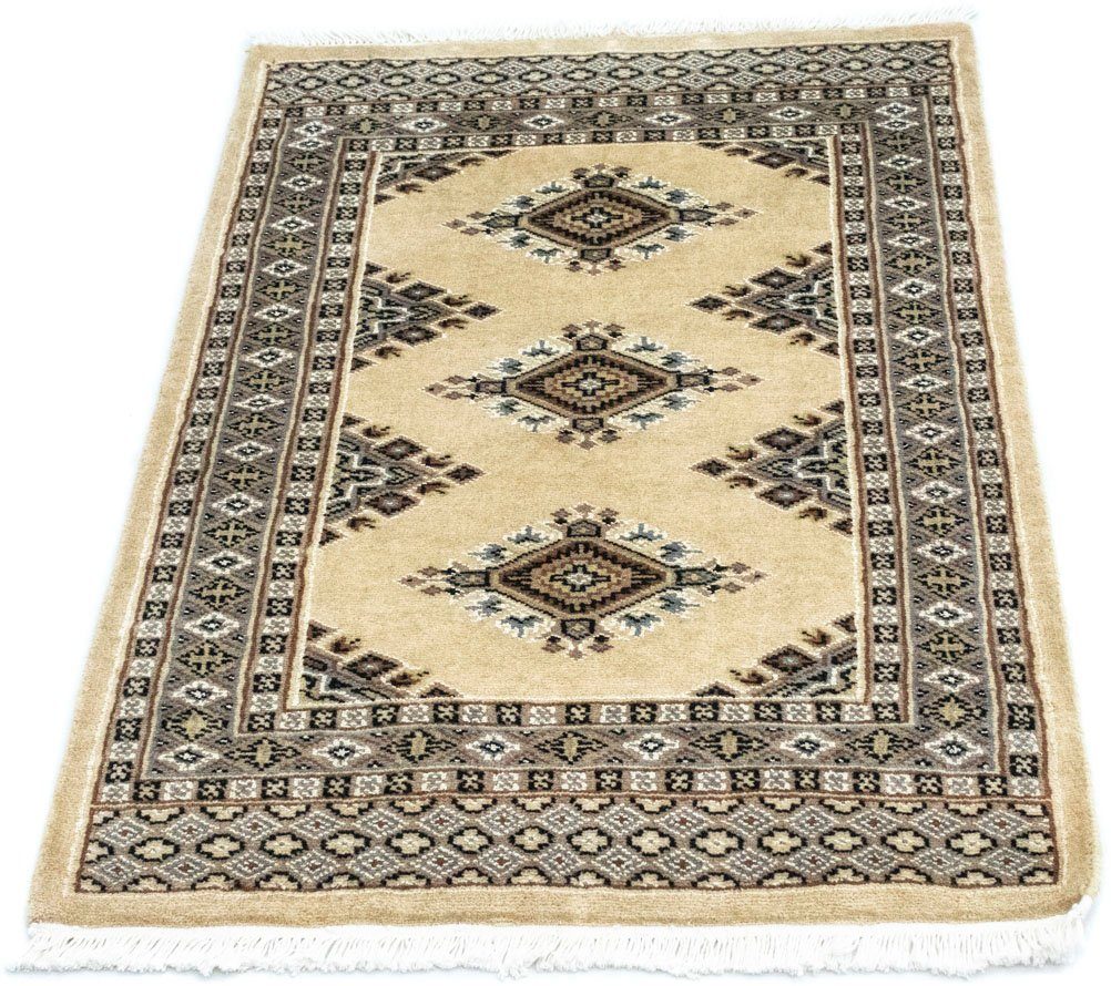 morgenland Vloerkleed Buchara vloerkleed met de hand geknoopt beige