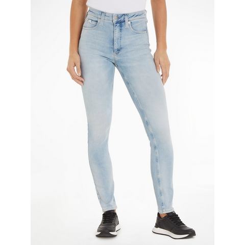 NU 20% KORTING: Calvin Klein Skinny fit jeans High rise skinny