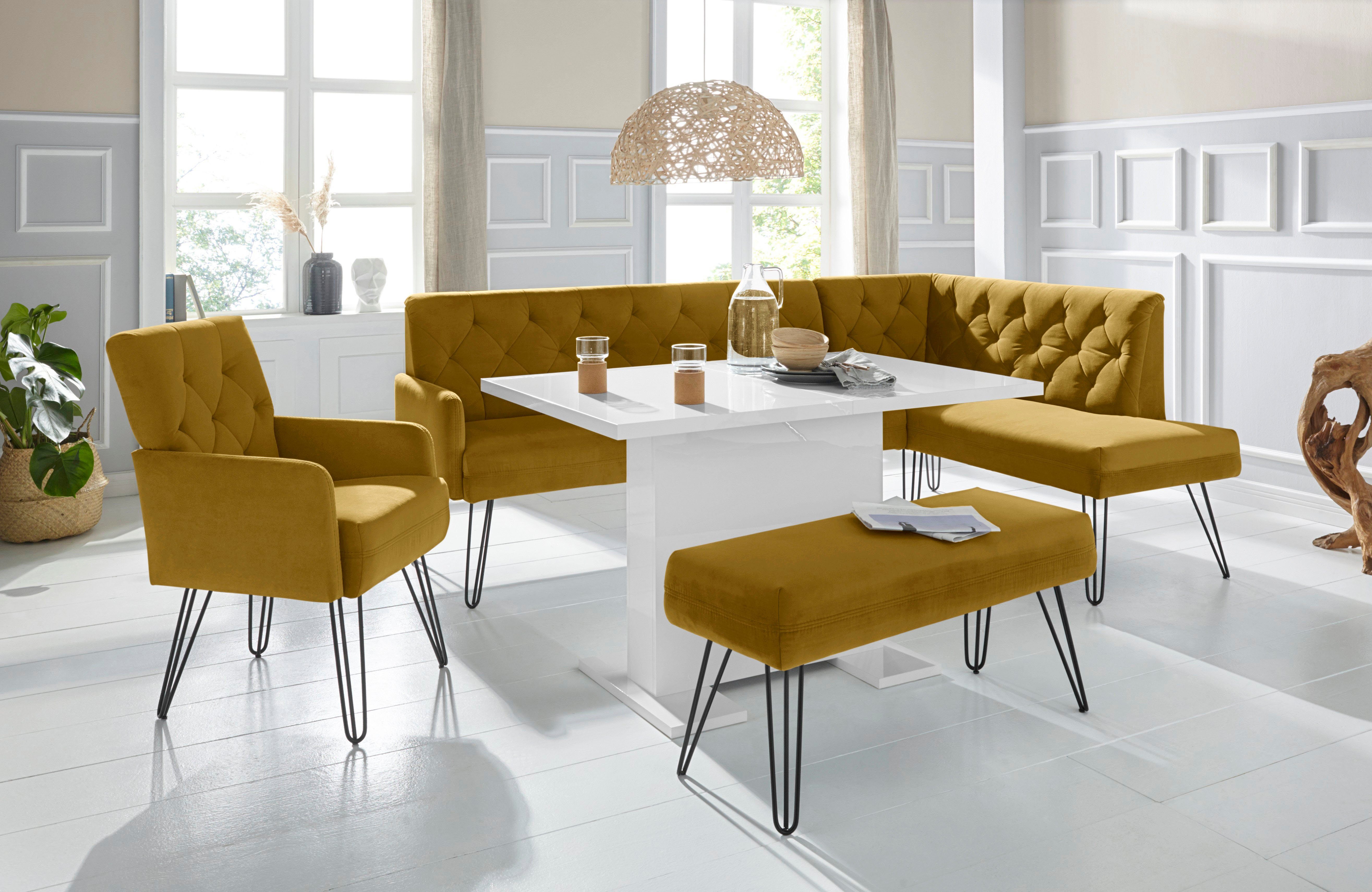 exxpo - sofa fashion Fauteuil Doppio, loungesessel met designonderstel, comfortabel en elegant