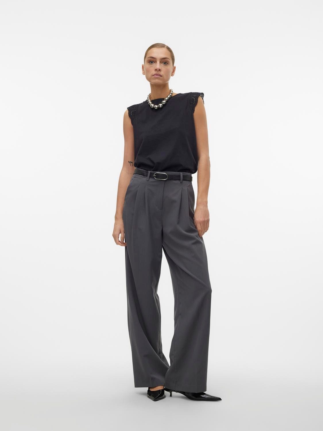 Vero Moda T-shirt VMEMILY SL GATHERING TOP JRS NOOS