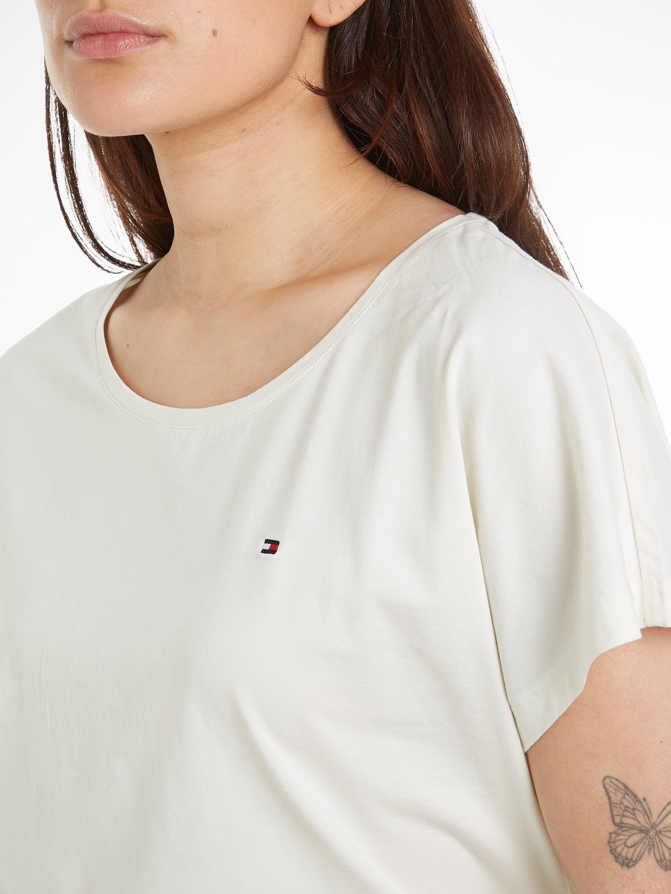 Tommy Hilfiger Underwear Shortama SS PYJ SET WOVEN Shirt effen, shorts bedrukt (set, 2-delig, Shirt + short)