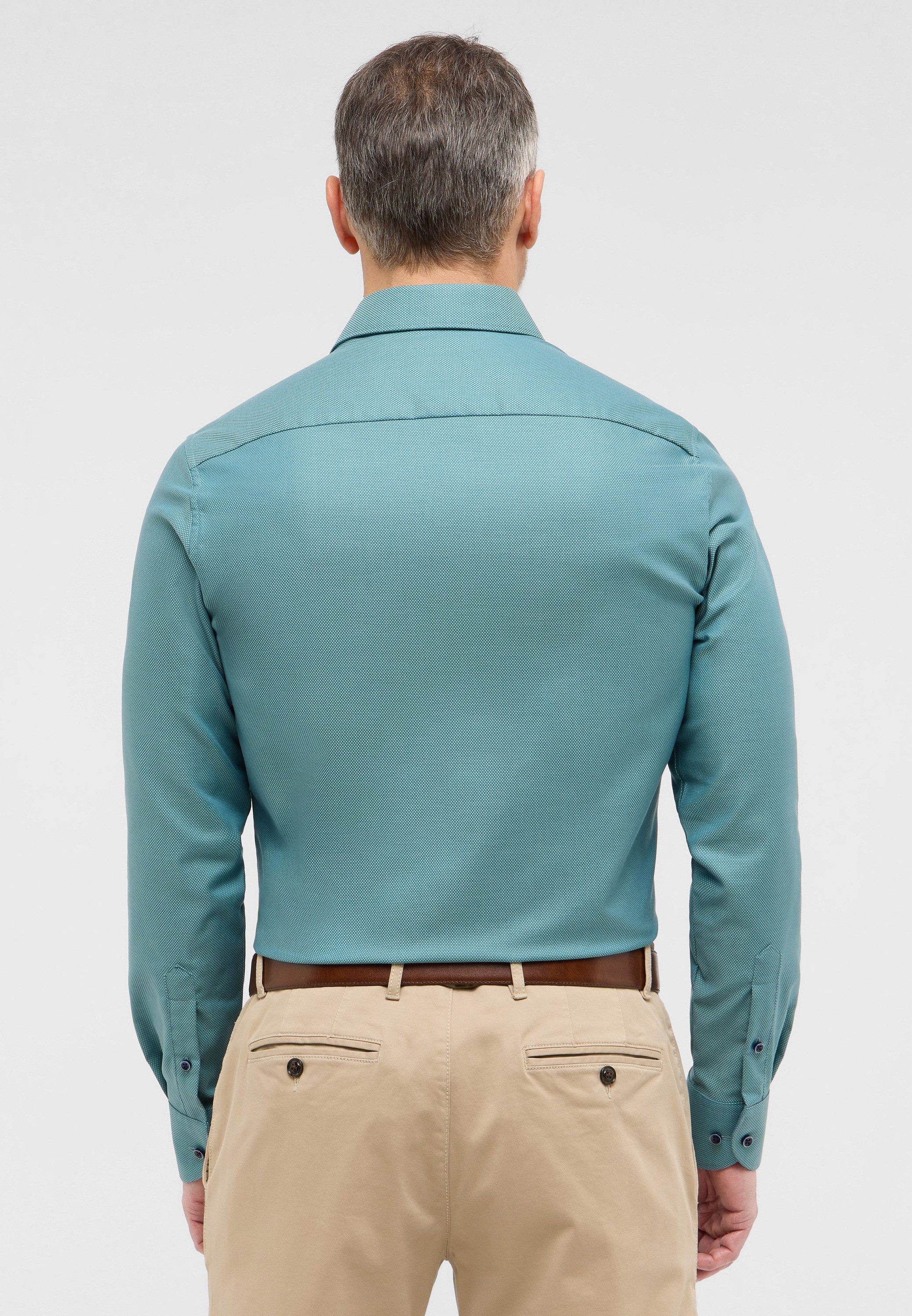Eterna Overhemd met lange mouwen Slim fit NON IRON (strijkvrij)