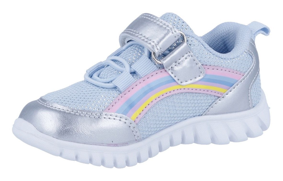 Richter Sneakers Wallaby WMS: gemiddeld Klittenbandschoen met regenboogprint, maat sjabloon om te downloaden