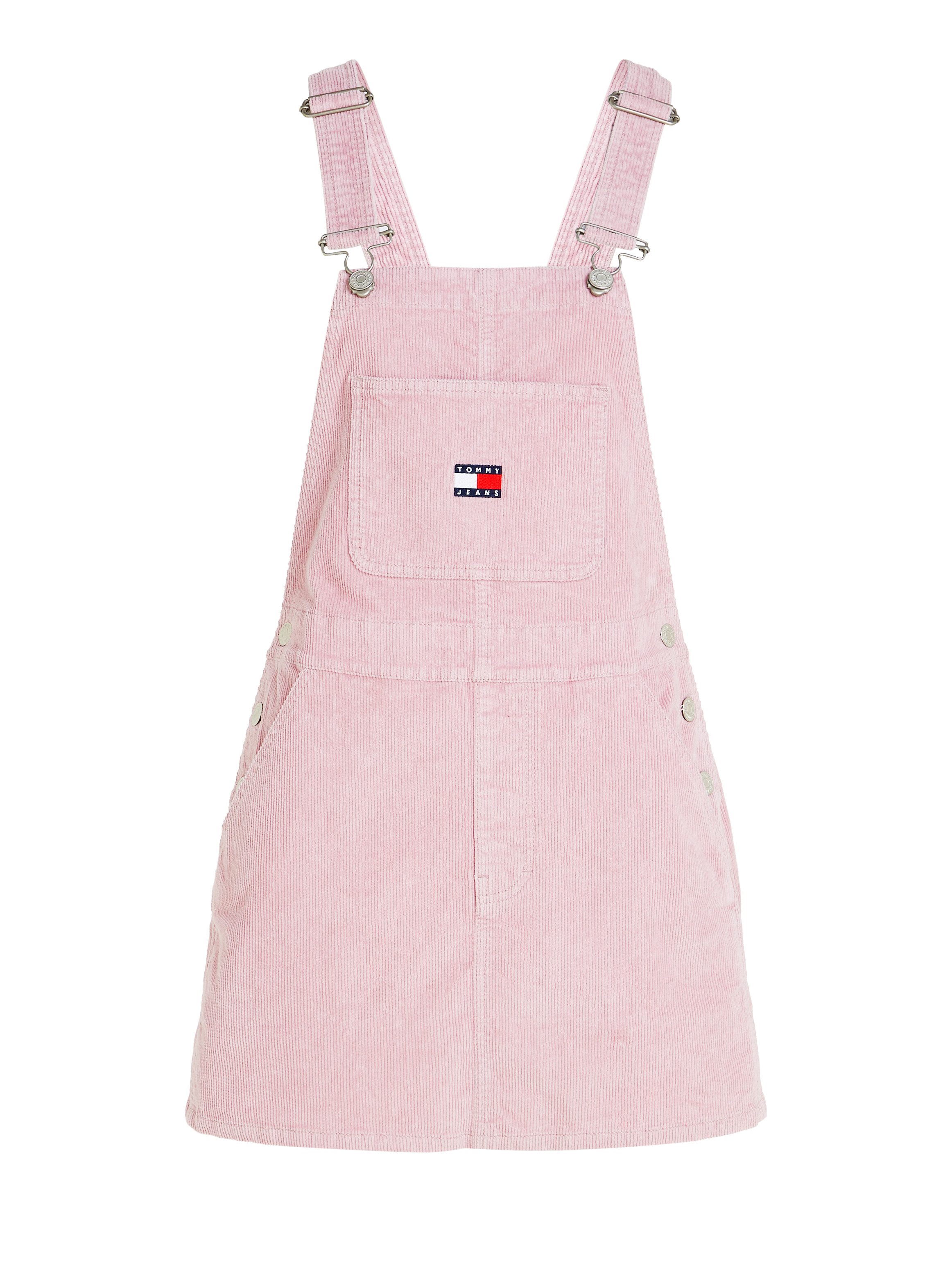 TOMMY JEANS Salopetjurk TJW WASH CORD DUNGAREE DRESS EXT