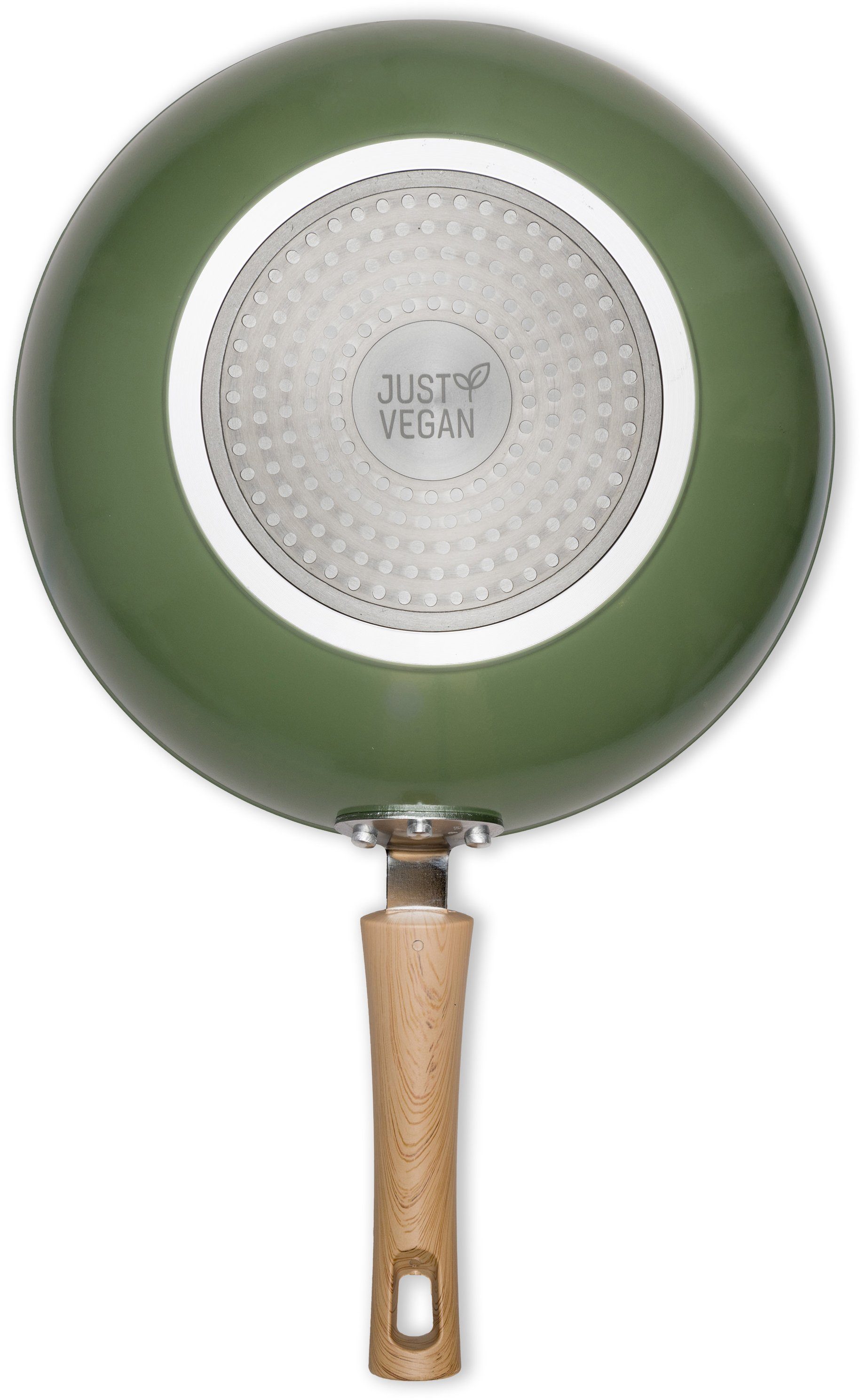 JUST VEGAN Wok CeraVegan plantaardige keramische coating, inductie, ø 28 cm (1-delig)