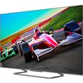 tcl qled-tv 75c728x1, 189 cm - 75 ", 4k ultra hd, android tv, android 11, onkyo-geluidssysteem, gaming tv zilver