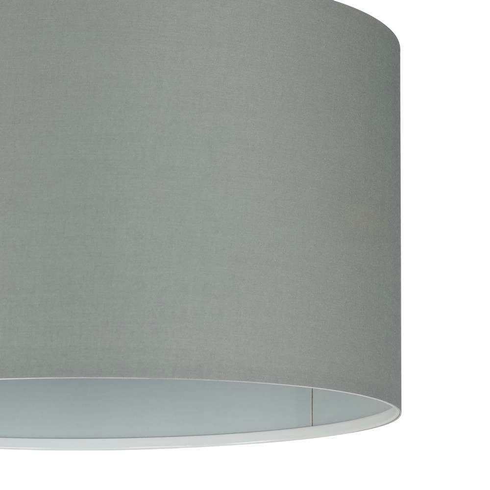 EGLO Hanglamp PASTERI hanglamp, pendellamp, grijs, nikkel-mat, textiel, E27