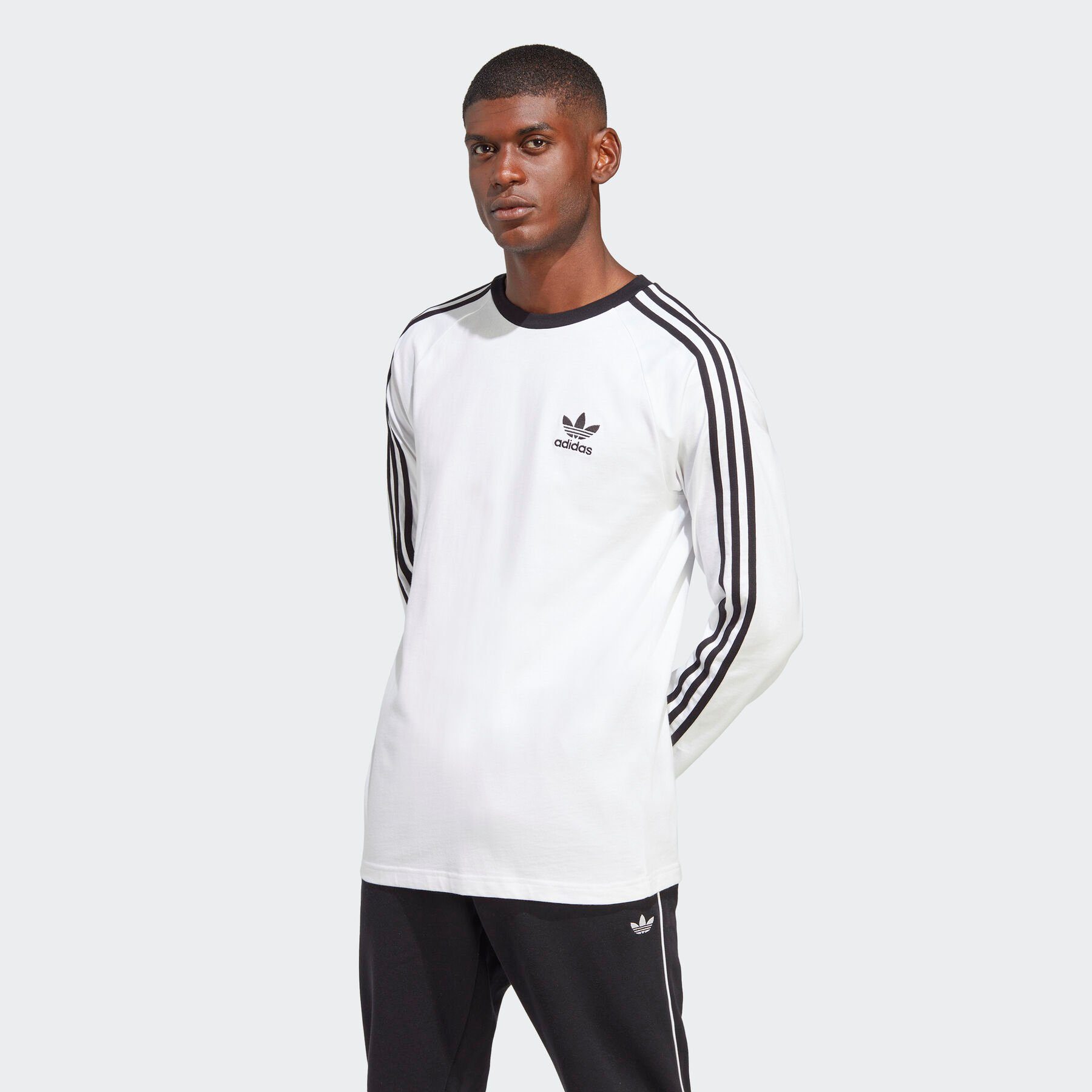 adidas Originals Shirt met lange mouwen 3-STRIPES LS T (1-delig)