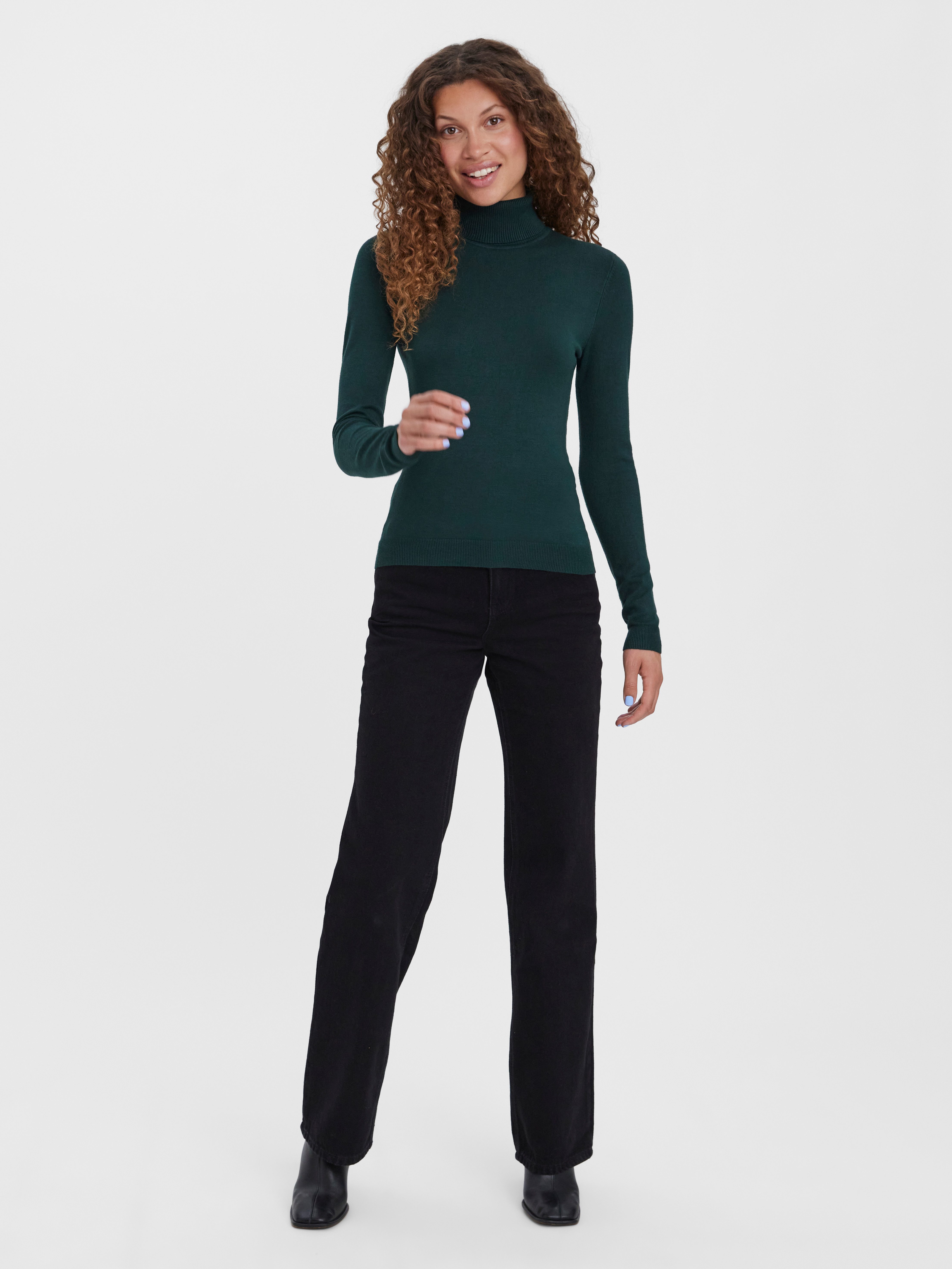 Vero Moda Coltrui VMGLORY LS ROLLNECK BLOUSE GA NOOS