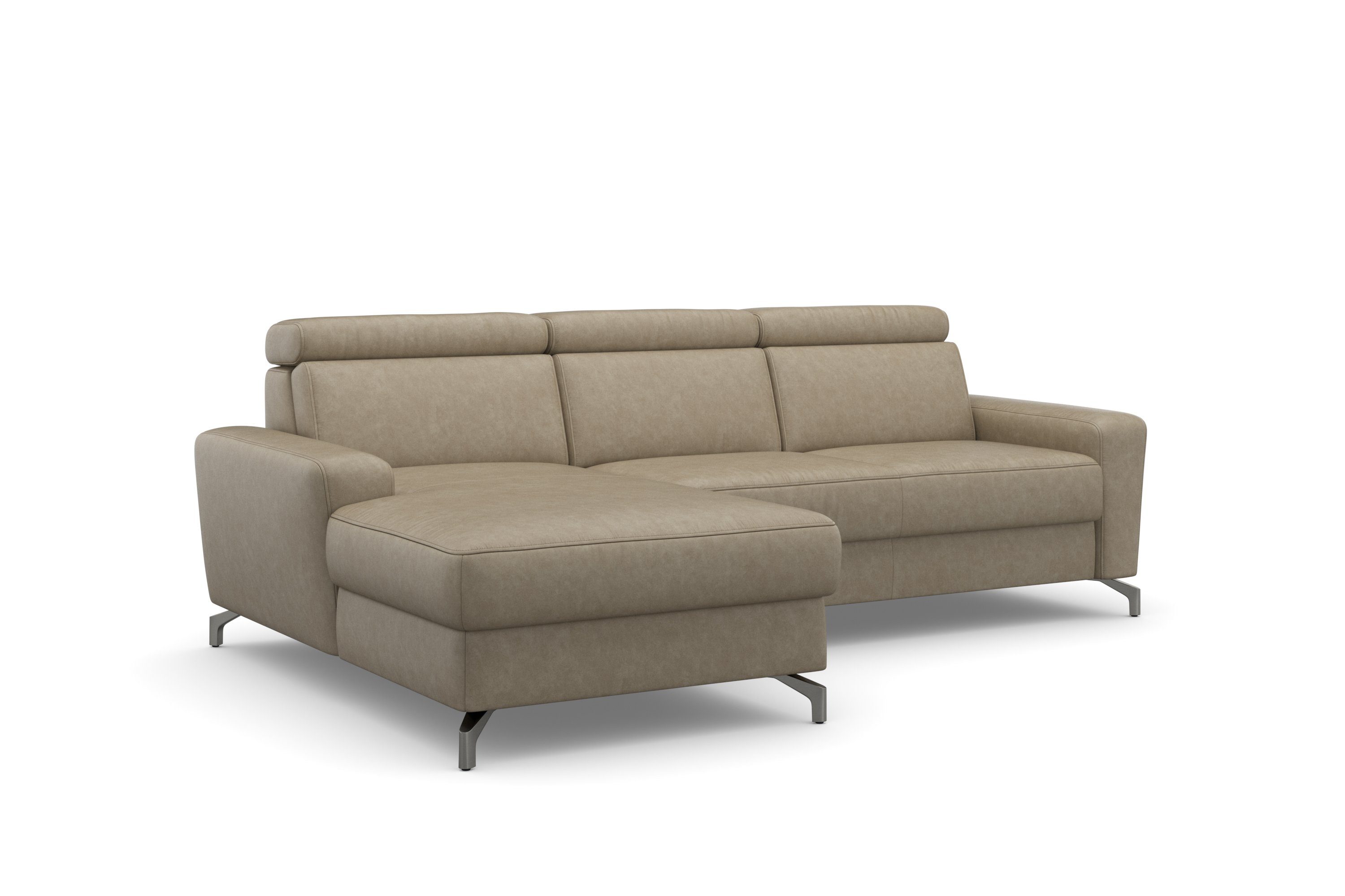 sit&more Hoekbank Scarlett L-vorm met verstelbare hoofdsteun, naar keuze met slaapfunctie, bedkist