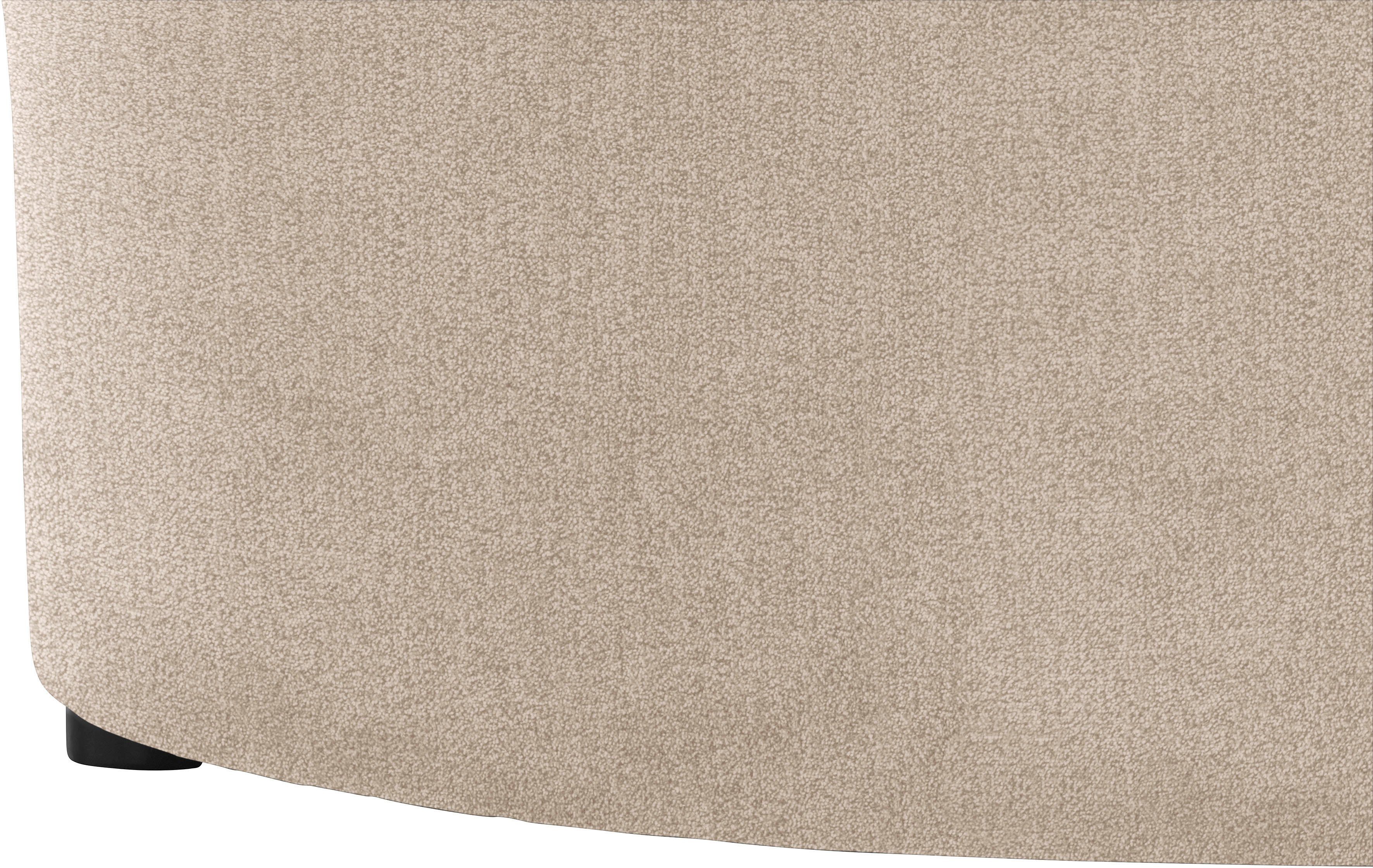DOMO collection Zithoek Sarafina, tijdloos en comfortabel, optioneel met veren, U-vorm