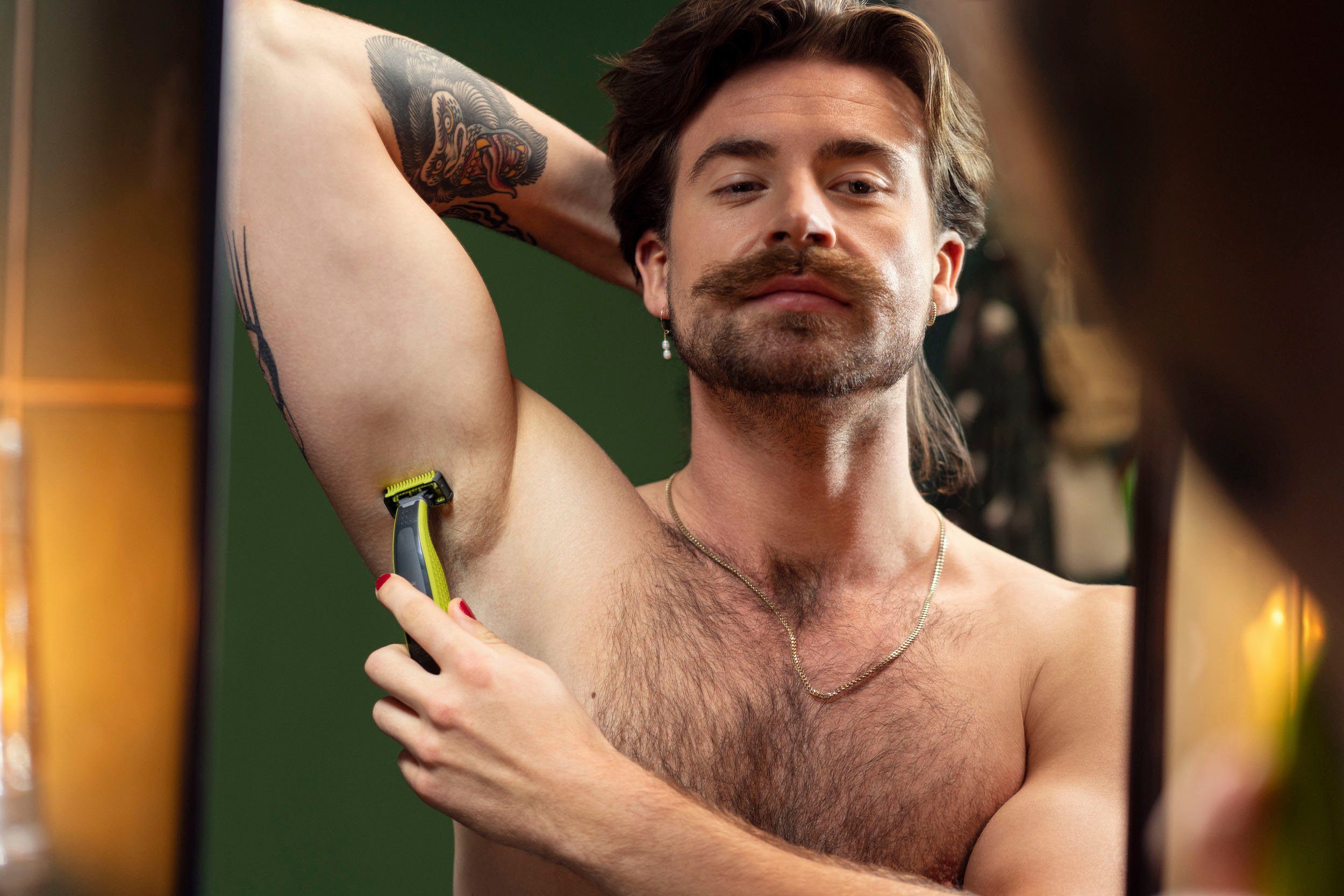 Philips Reserve-scheerkoppen OneBlade Face + Body Set QP310/50 geschikt voor alle oneblade handstukken, een lemmet is geschikt voor tot 4 maanden (set, 5 stuks)