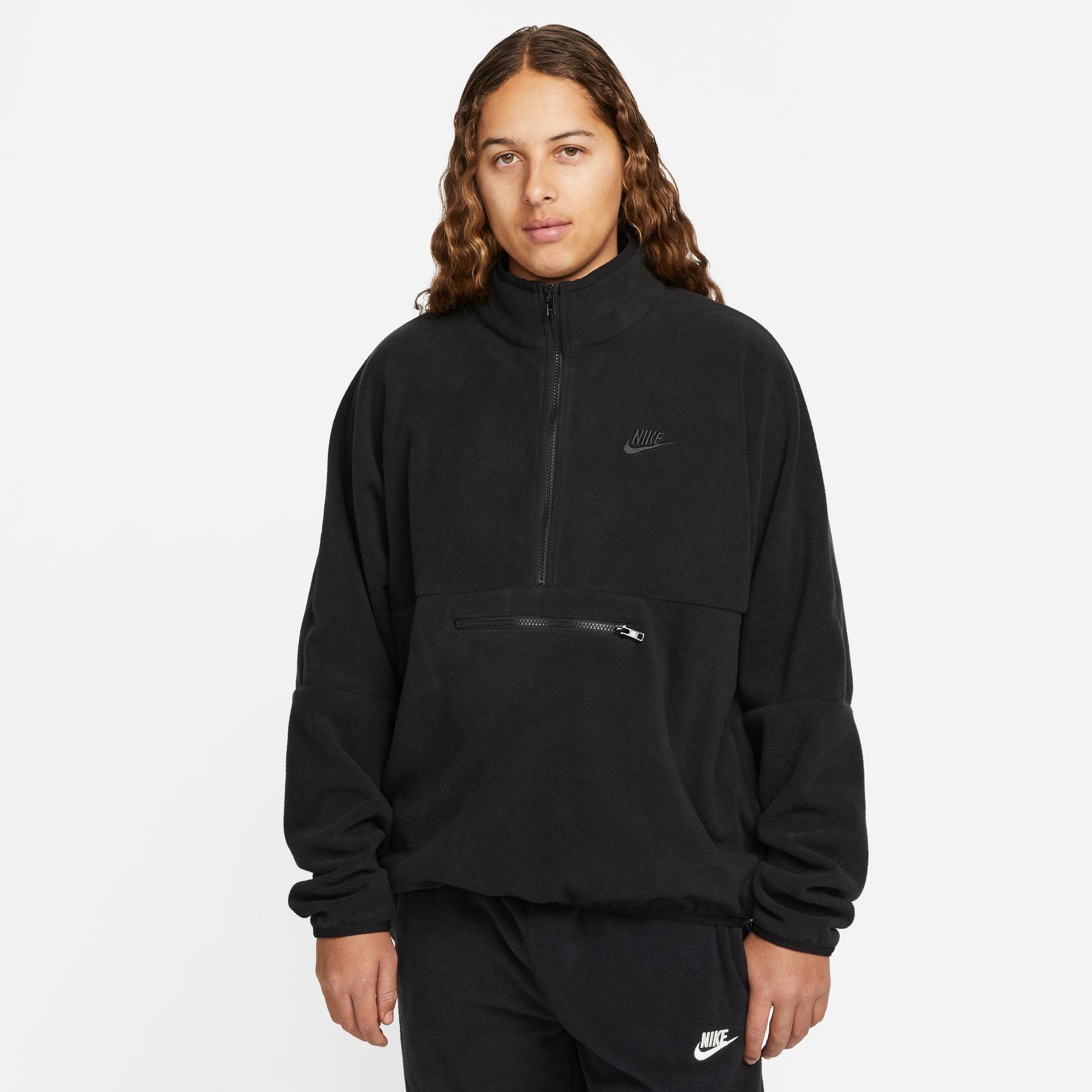 Nike Sportswear Sweatshirt CLUB FLEECE+ MEN'S 1 -ZIP FLEECE TOP