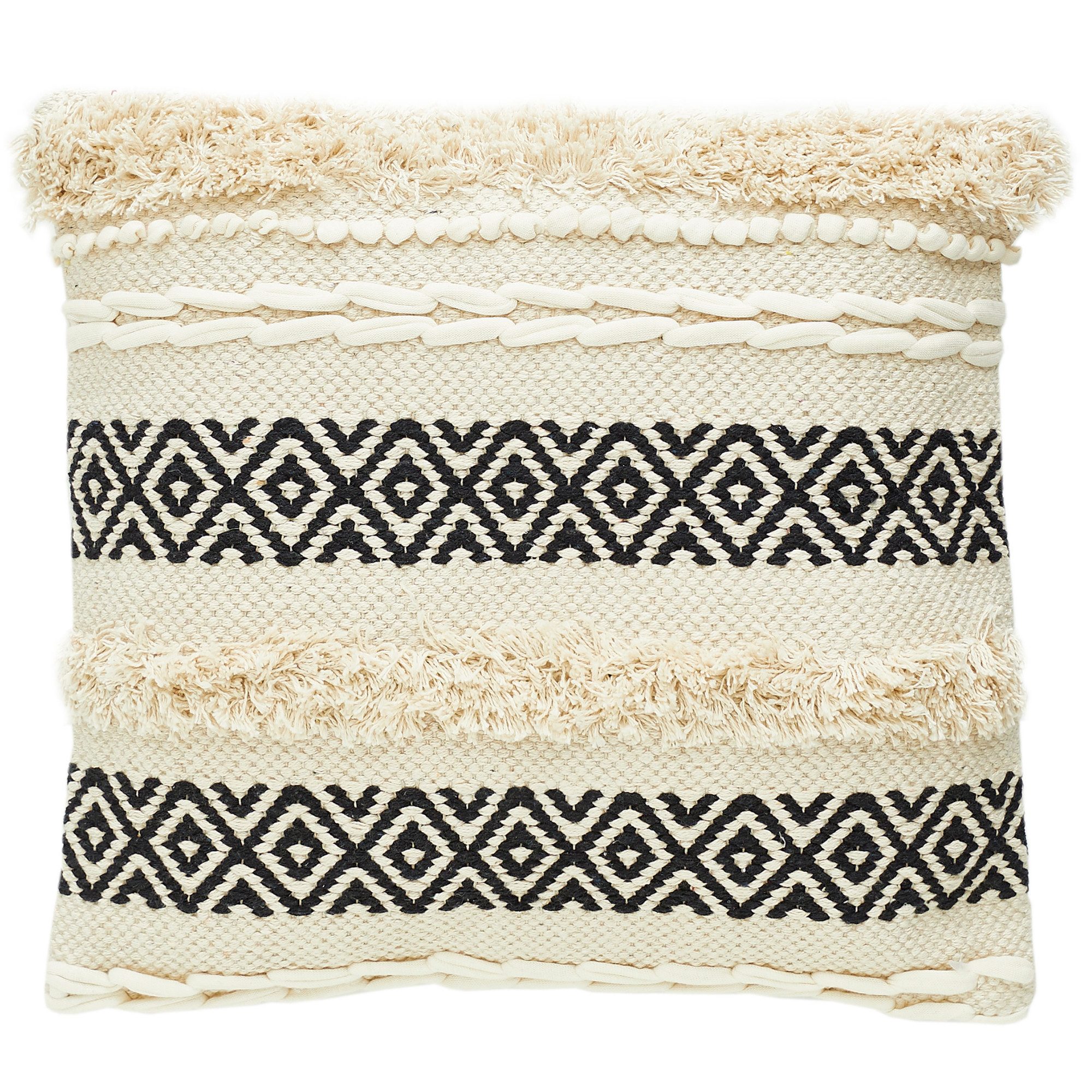 Andiamo Sierkussen Livia Etnisch patroon, gestreept, kussenhoes met vulling, vierkant, 45x45 cm (1 stuk)