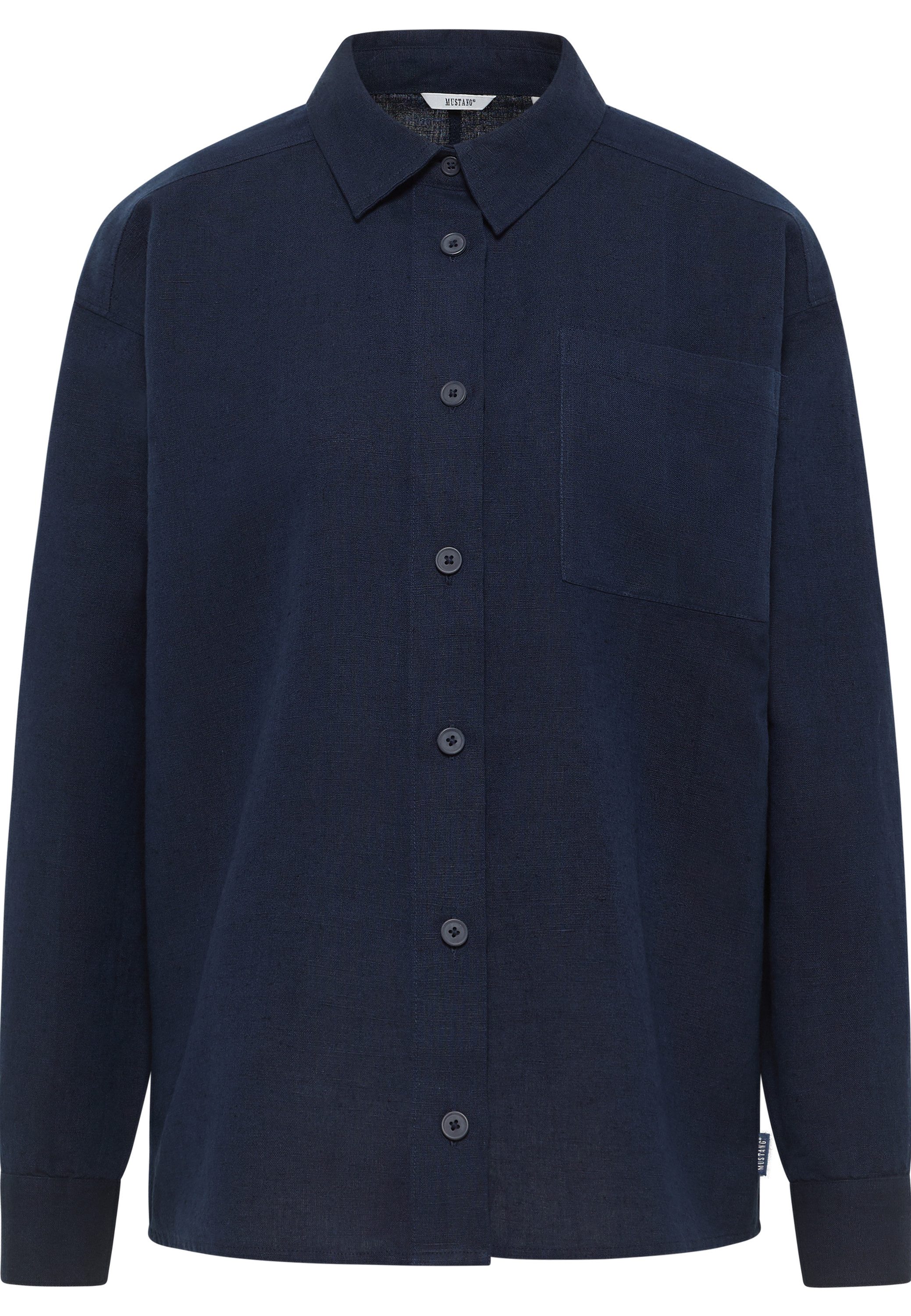MUSTANG Blouse met lange mouwen Damesstijl Willow