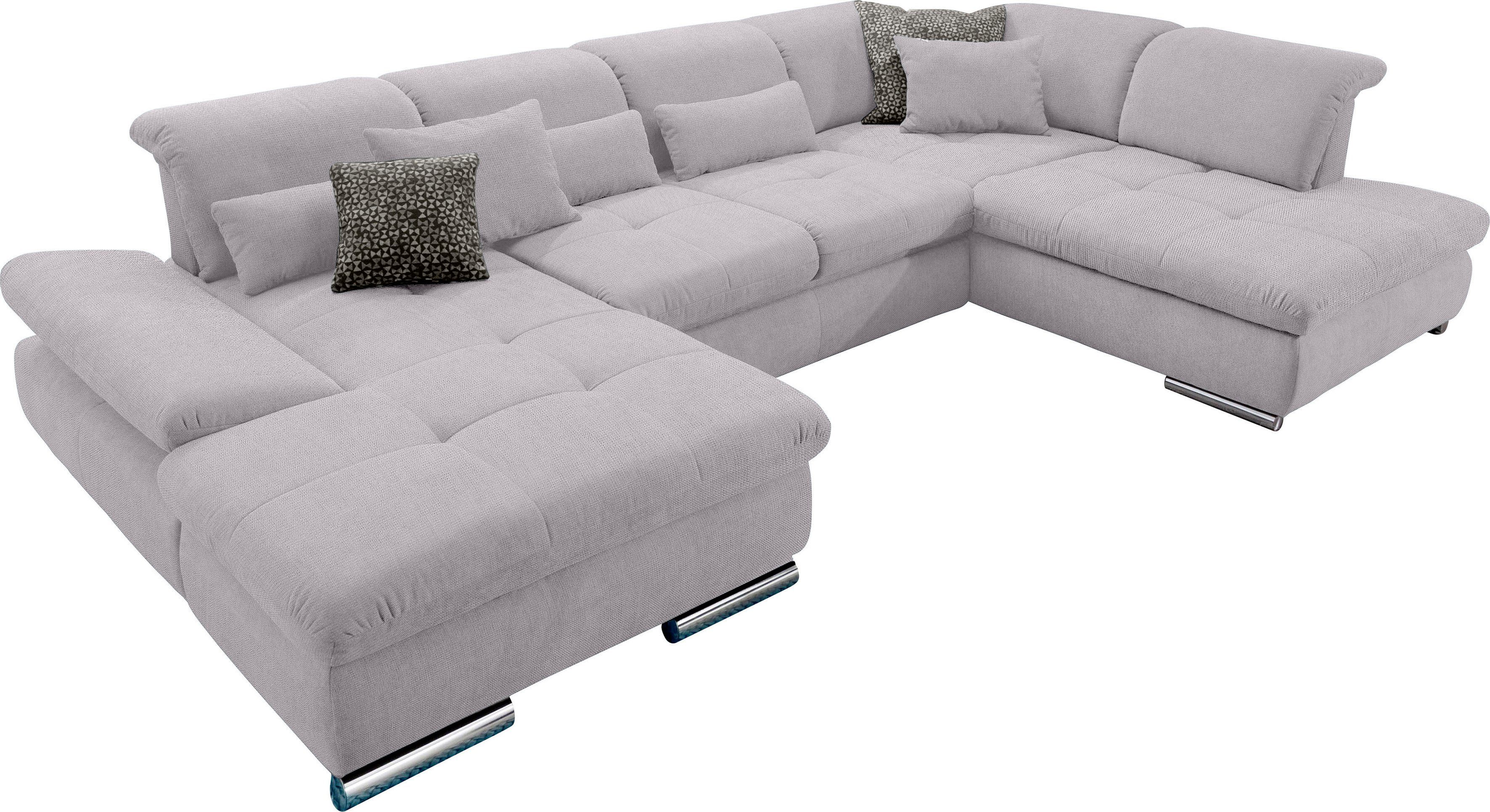 set one by Musterring Zithoek SO 4100 comfortabele pocketvering, incl. hoofdeindeverstelling , zithoeken, Met verstelbare armleuning-met verstelbare