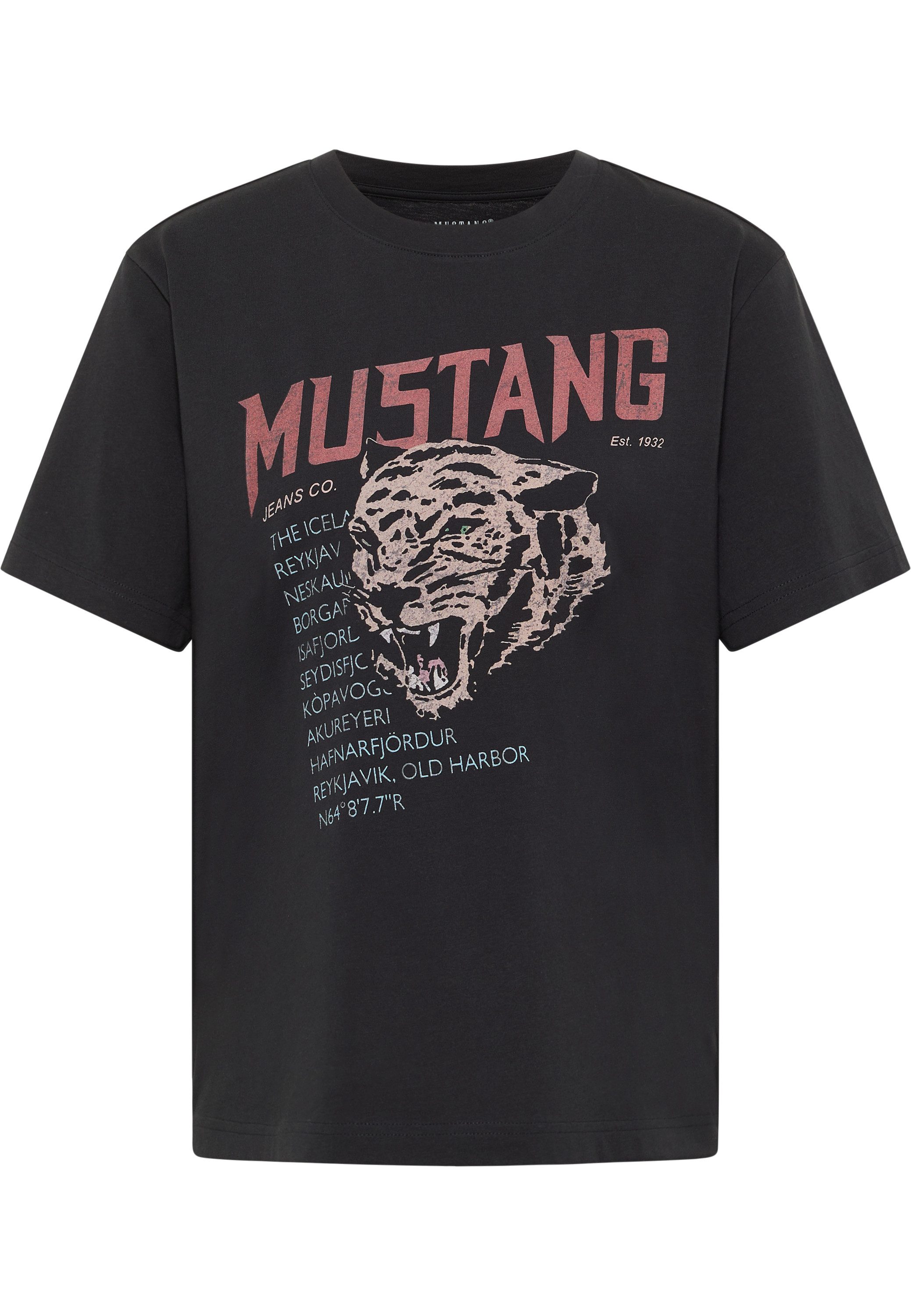 Mustang Shirt met korte mouwen T-shirt