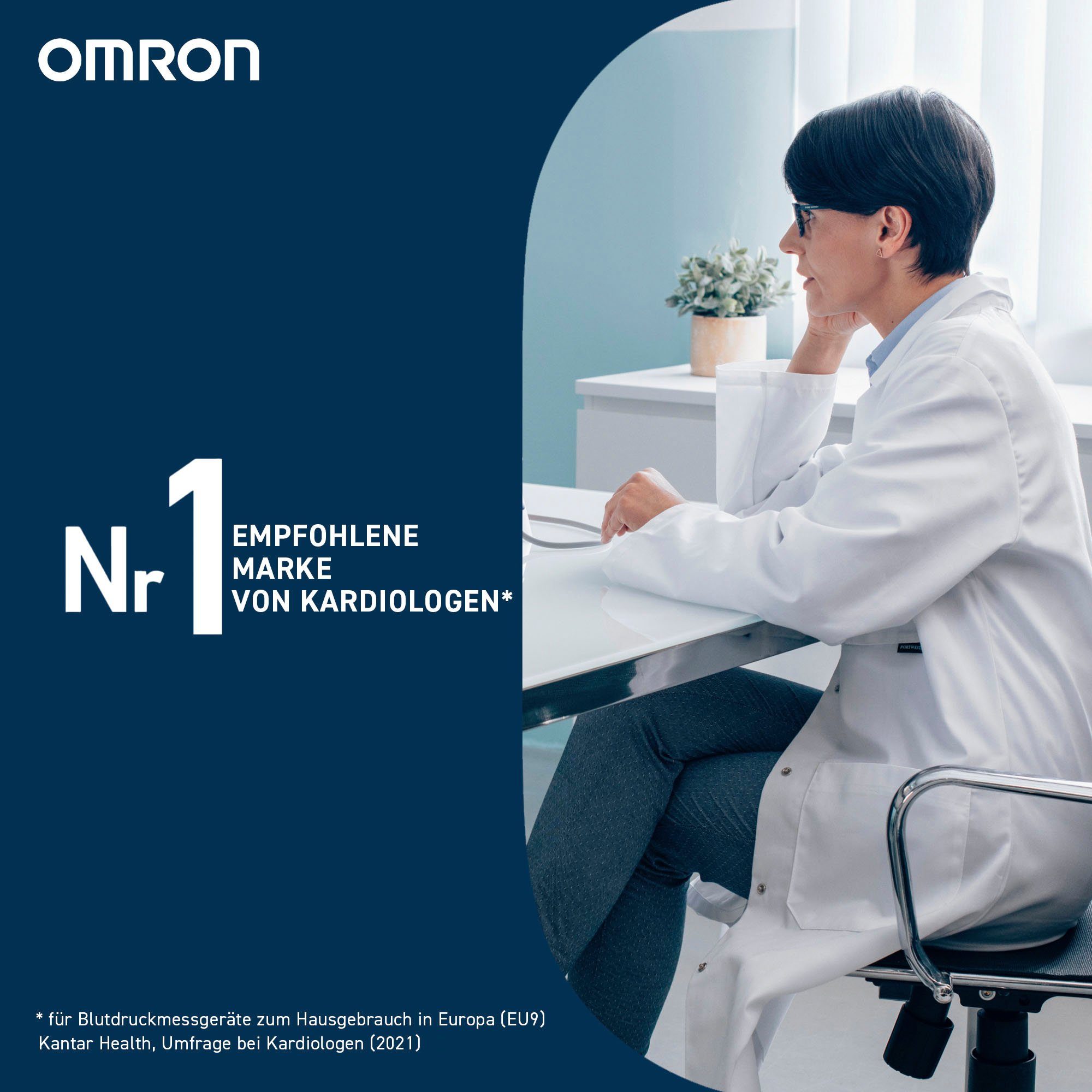 Omron Bloeddrukmeter Complete slimme bloeddruk- & ECG-meetinstrument