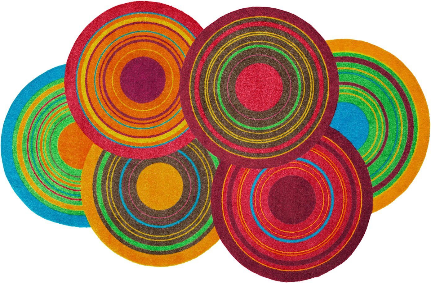 wash+dry by Kleen-Tex Mat deurmatten maat ca. 140/200 cm multicolor