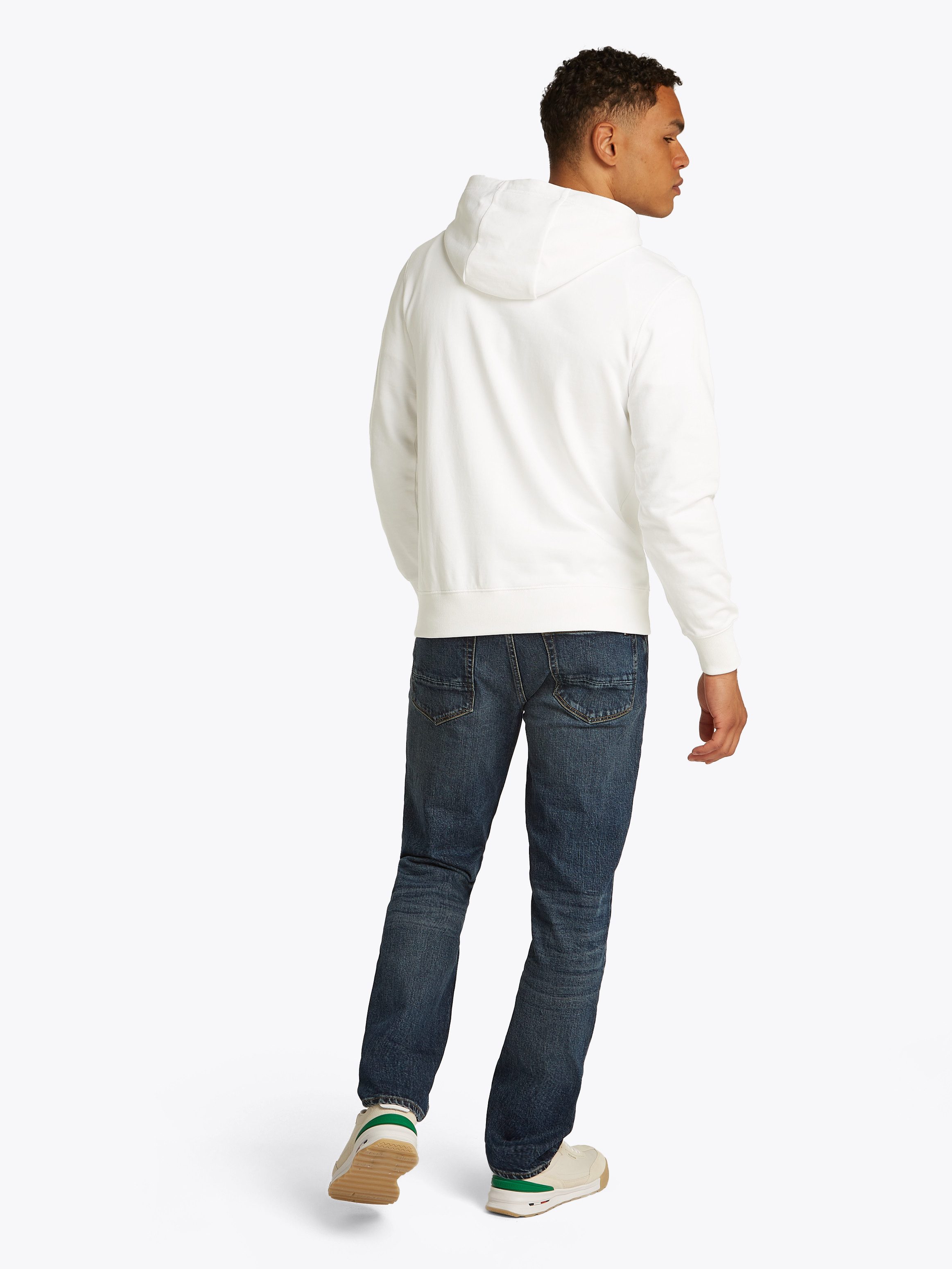 Tommy Hilfiger Hoodie HILFIGER CENTER STACK HOODY met grote meerkleurige print