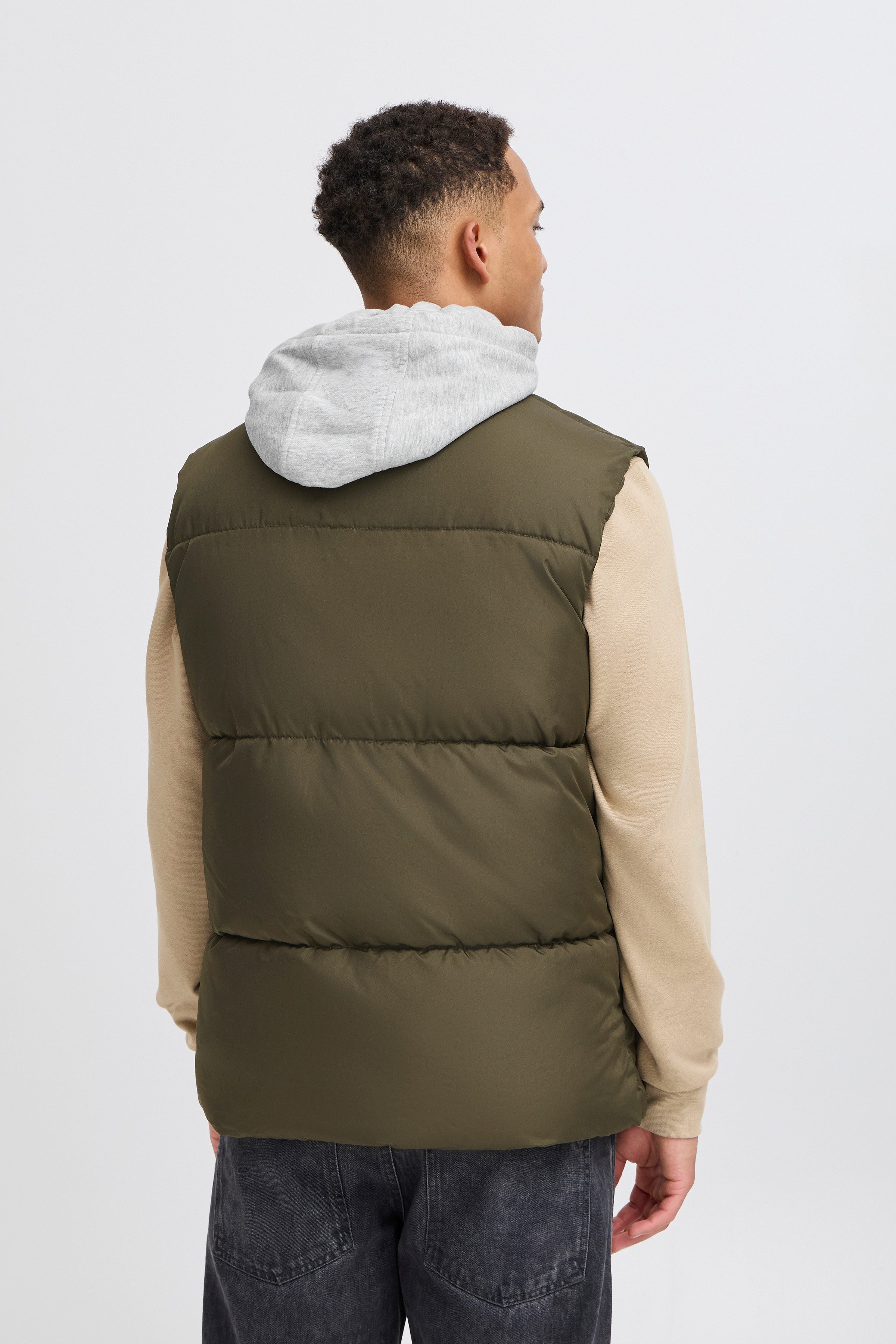 Blend Outdoorjack BHELWIN vest w. jersey hood