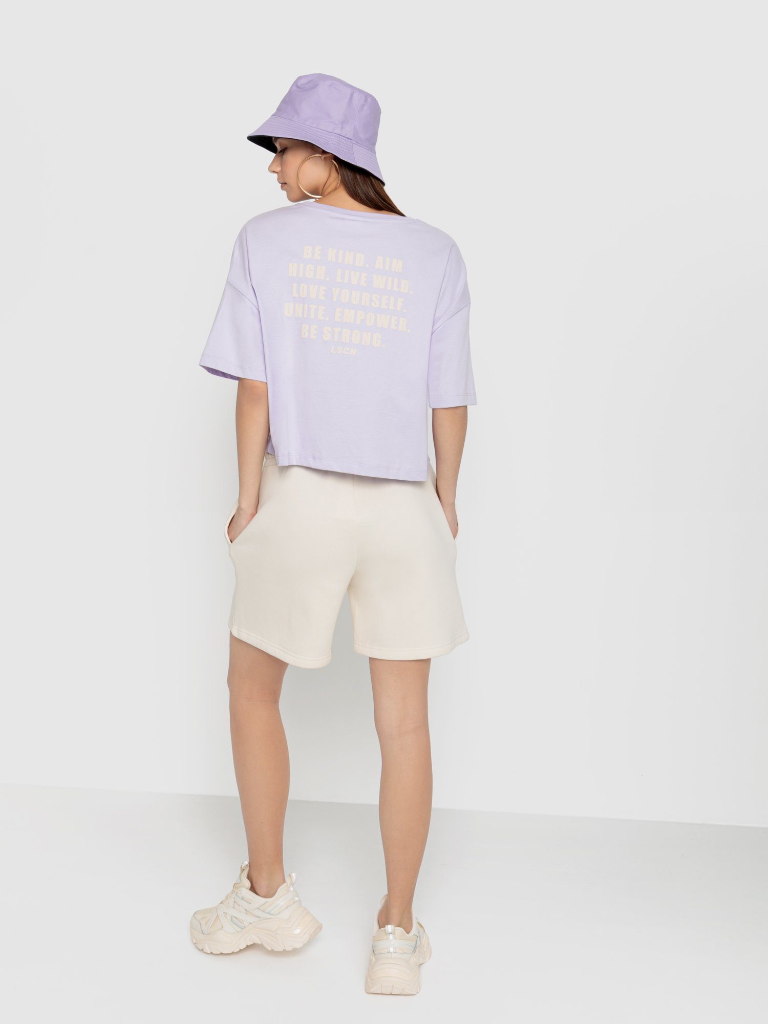 LSCN by LASCANA Oversized shirt met paragraaf op de rug