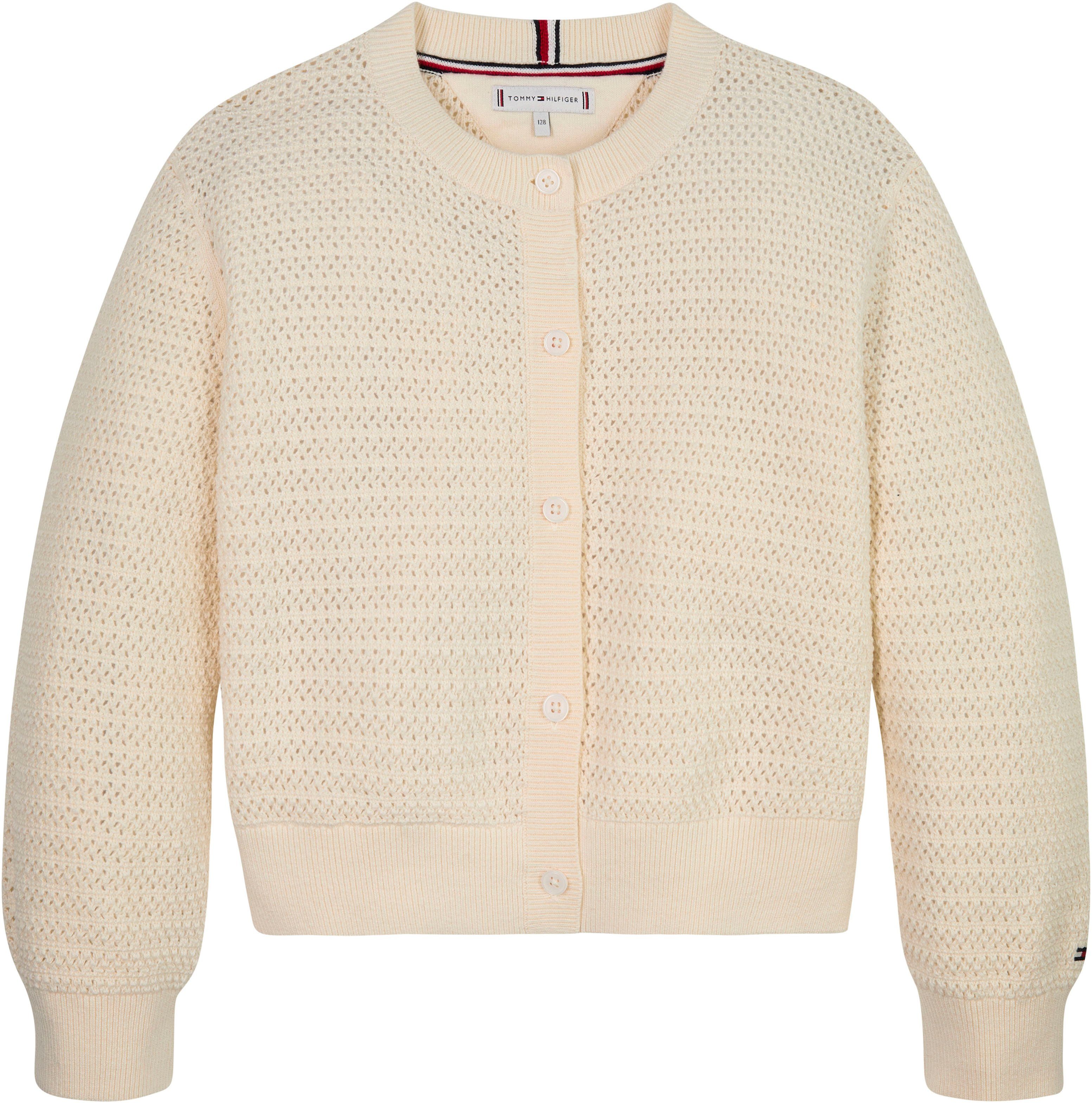 Tommy Hilfiger Vest CROCHET CARDIGAN