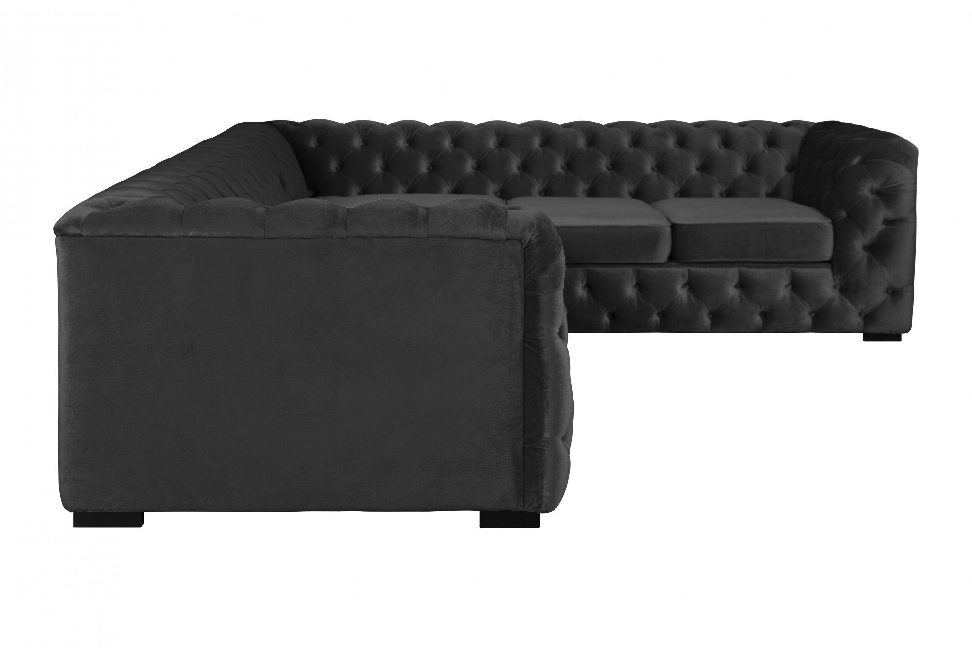 Guido Maria Kretschmer Home&Living Chesterfield-bank KALINA L-vorm hoogwaardig chesterfield design, zeer hoogwaardige afwerking