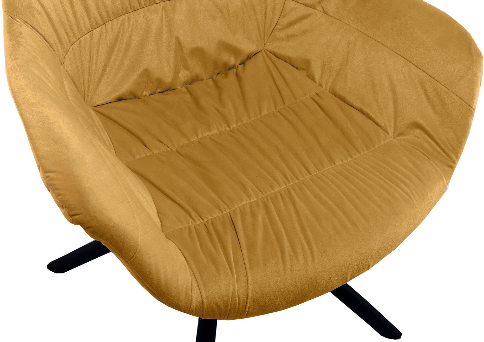 SalesFever Eetkamerstoel Rimini Armlehnstuhl: Sitzkomfort fürs Esszimmer Eetkamerstoel, achterkant met honingraatstepping, 360° draaifunctie (1 stuk)