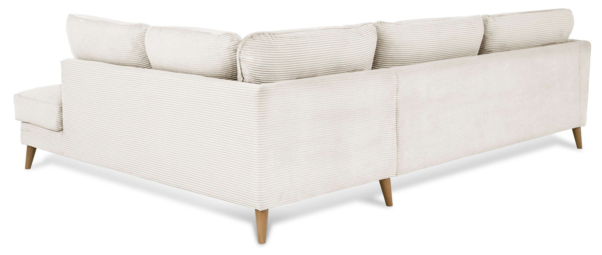 Home affaire Hoekbank MARSEILLE 278/202 cm, L-vorm, ottoman rechts/links, verschillende bekledingen