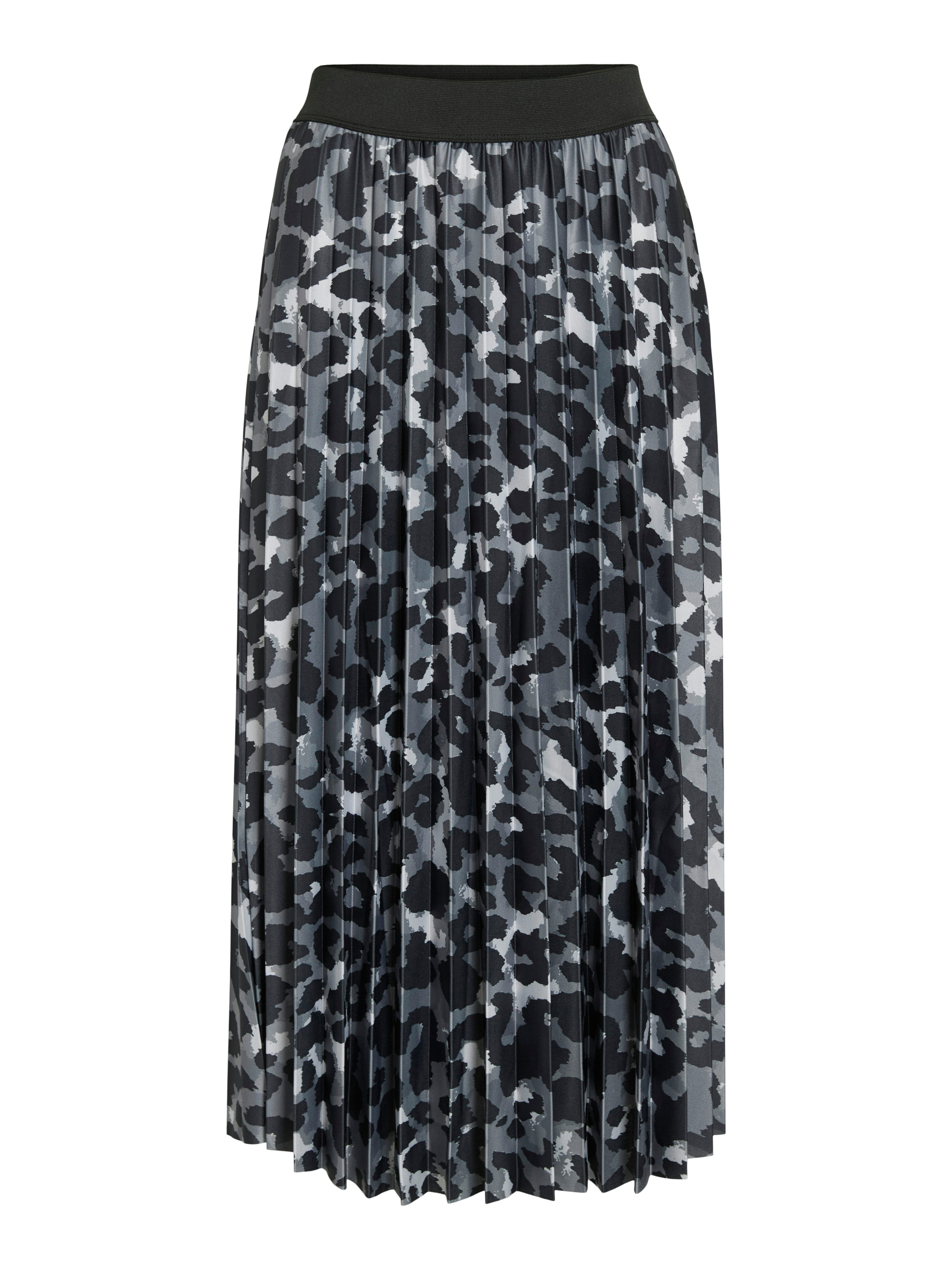 Vila Plissérok VINITBAN PRINT SKIRT - NOOS