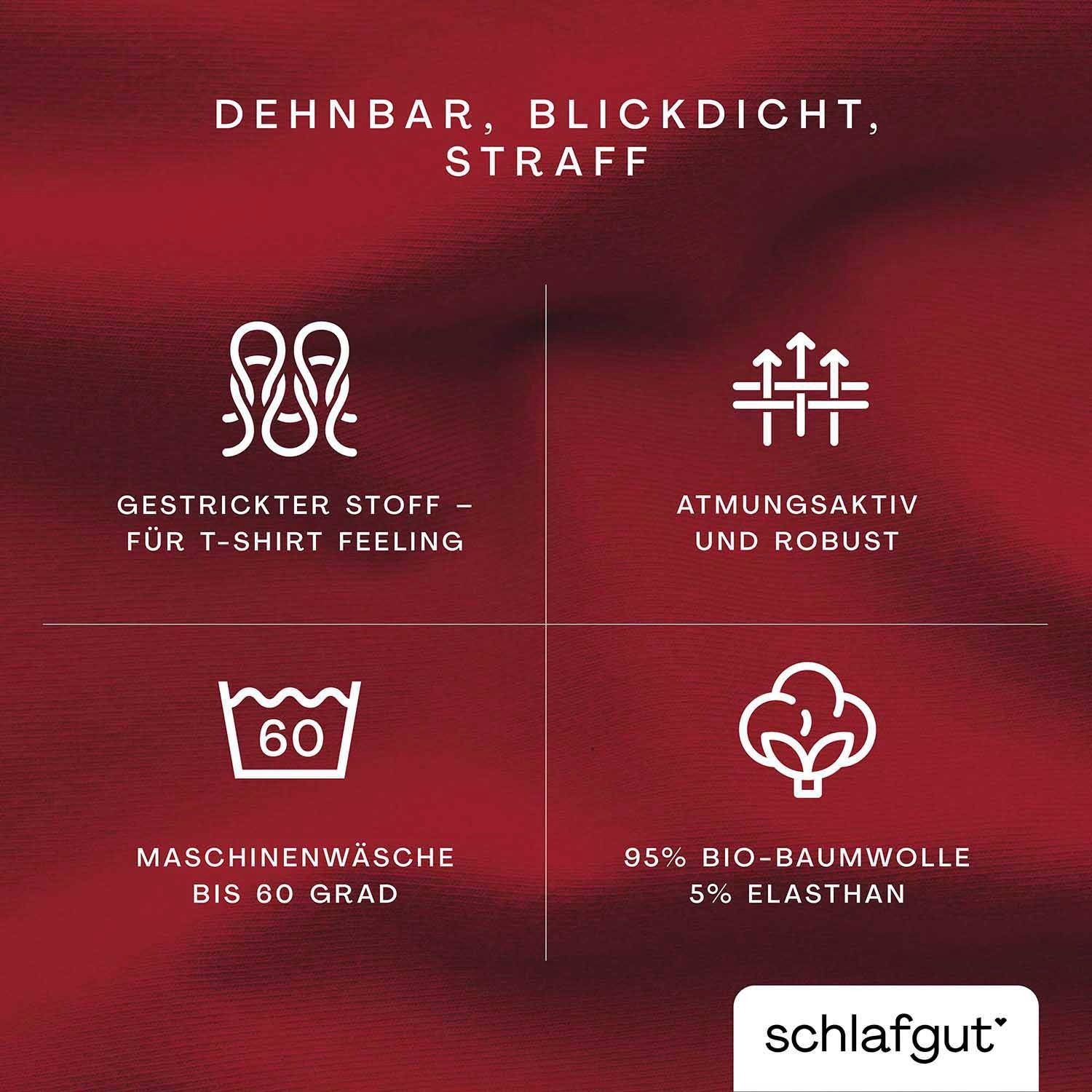 Schlafgut Hoeslaken PURE TOPPER in maat 90x200, 140x200 of 180x200 cm, hoes voor topper van 100% biologische katoen, voor matrassen tot 10 cm hoogte, beddengoed (1 stuk)