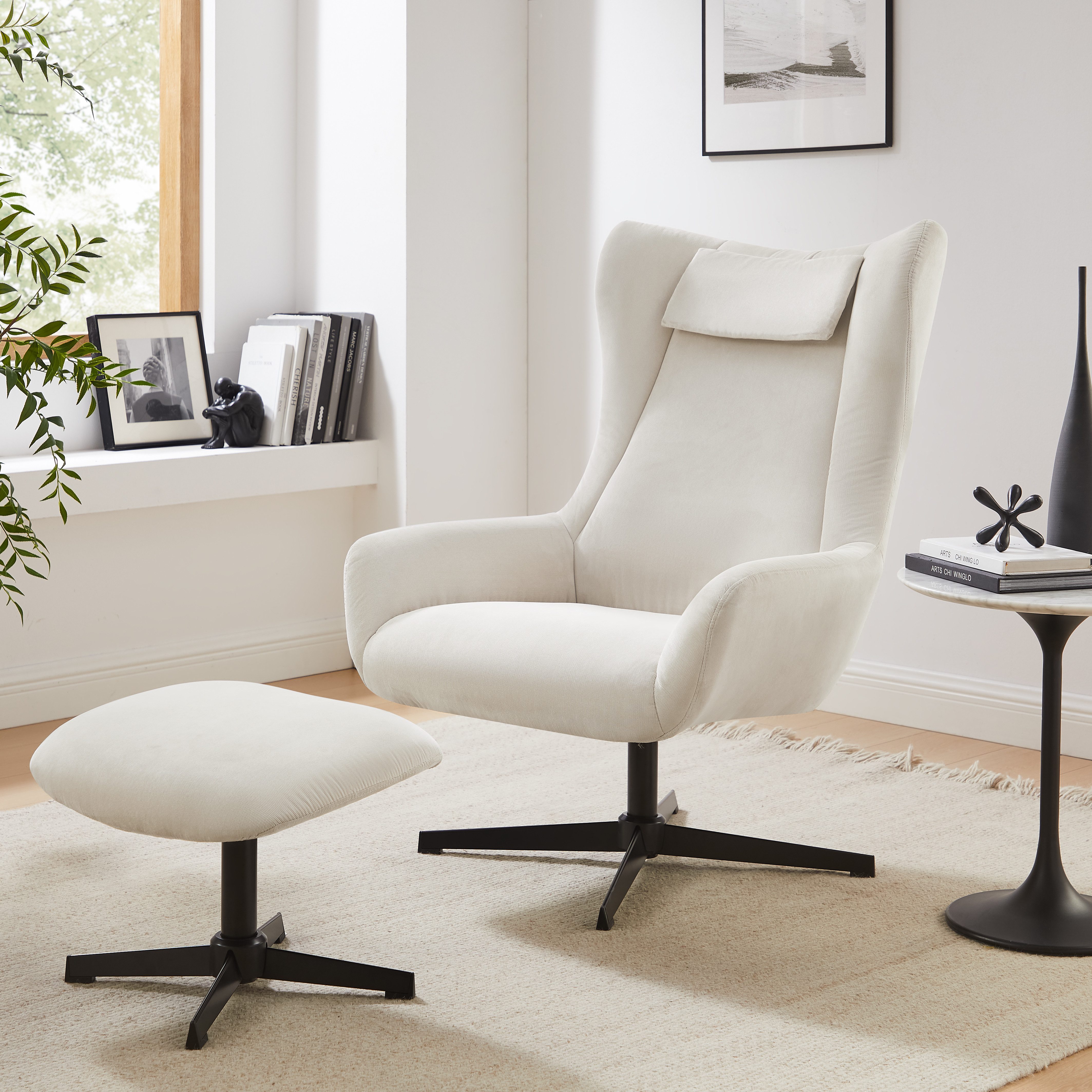 SalesFever Fauteuil met draaifunctie (set, 2 stuks)