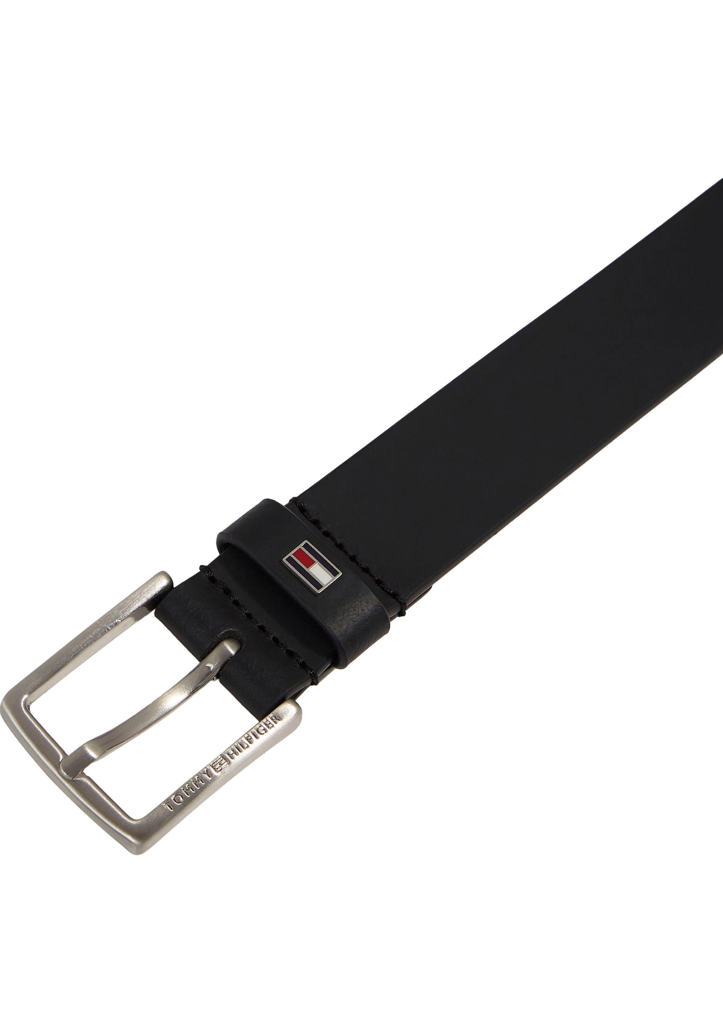 Tommy Hilfiger Leren riem Kids Leather Belt met klassieke metalen gesp