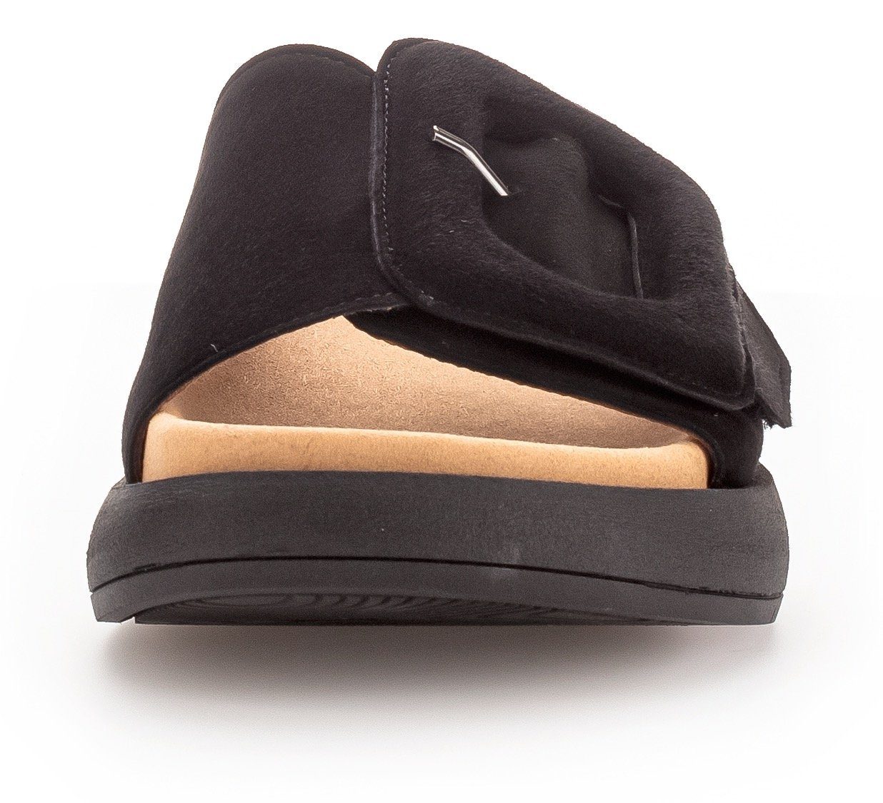 Gabor Slippers , plateau, zomerschoen, slippers met grote decoratieve gesp