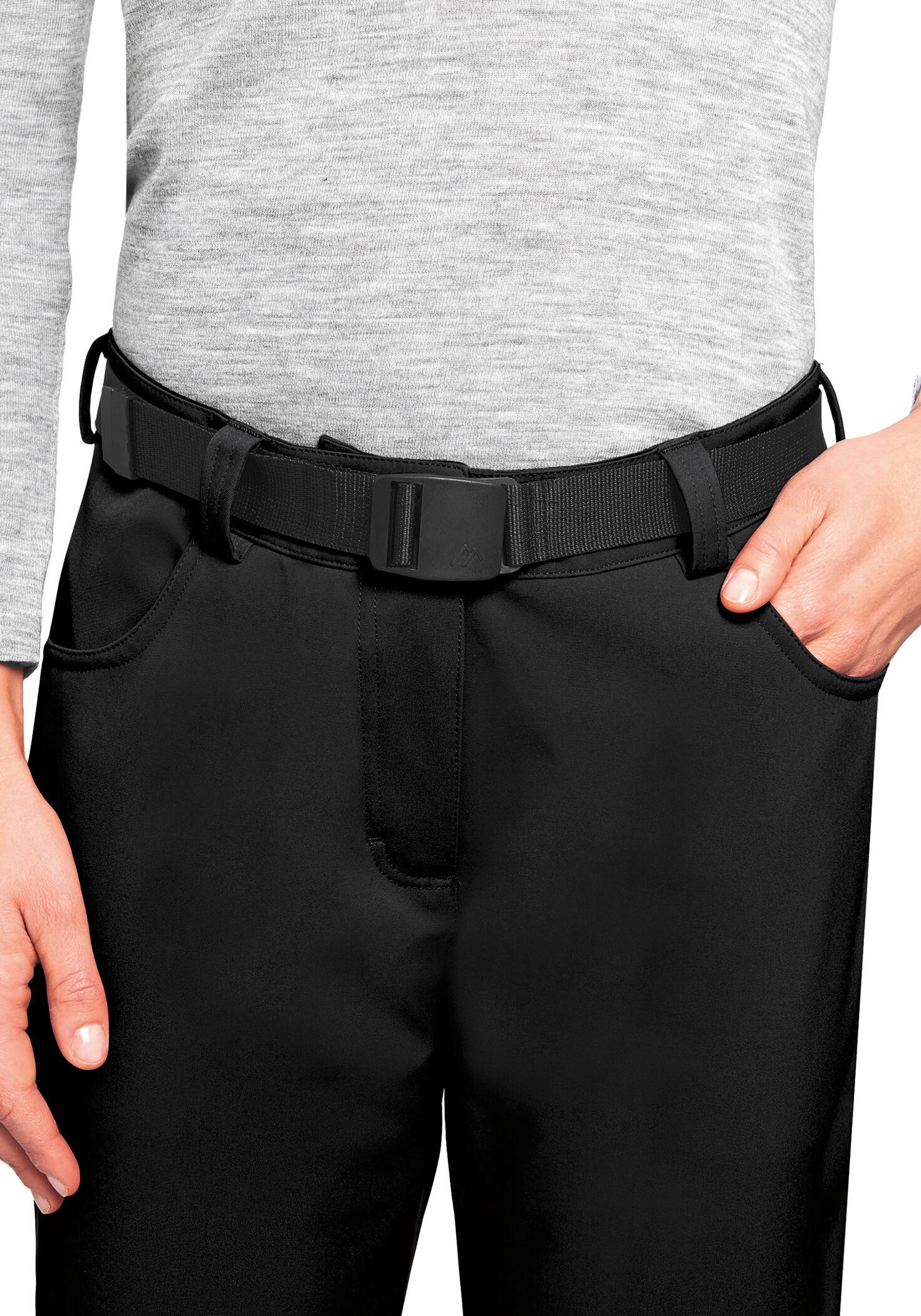 Maier Sports Outdoorbroek DA-BROEK EL. SOFTSH. PERLIT W