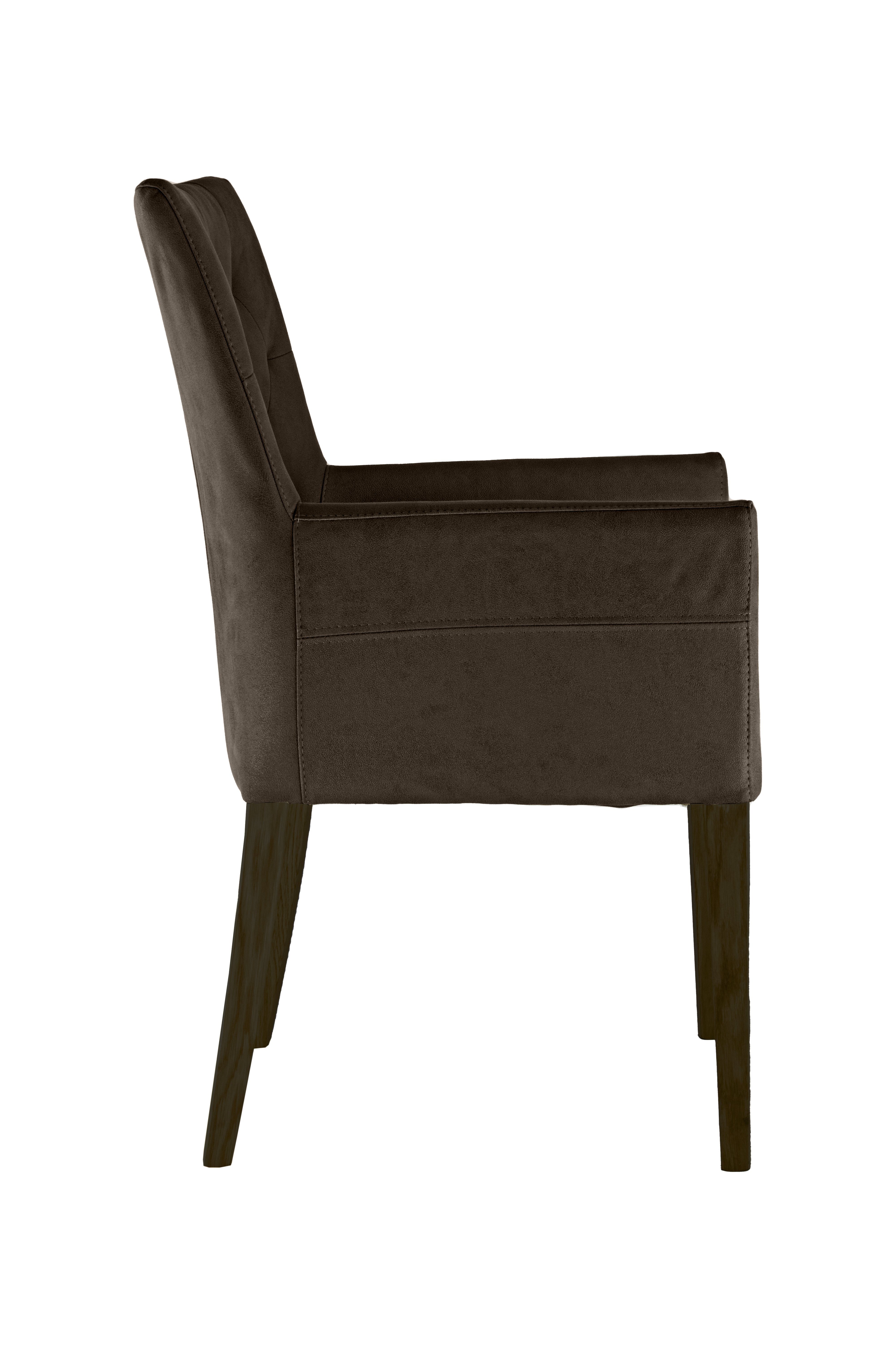 Home affaire Stoel met armleuningen Colorado Frame van massief hout (1 stuk)