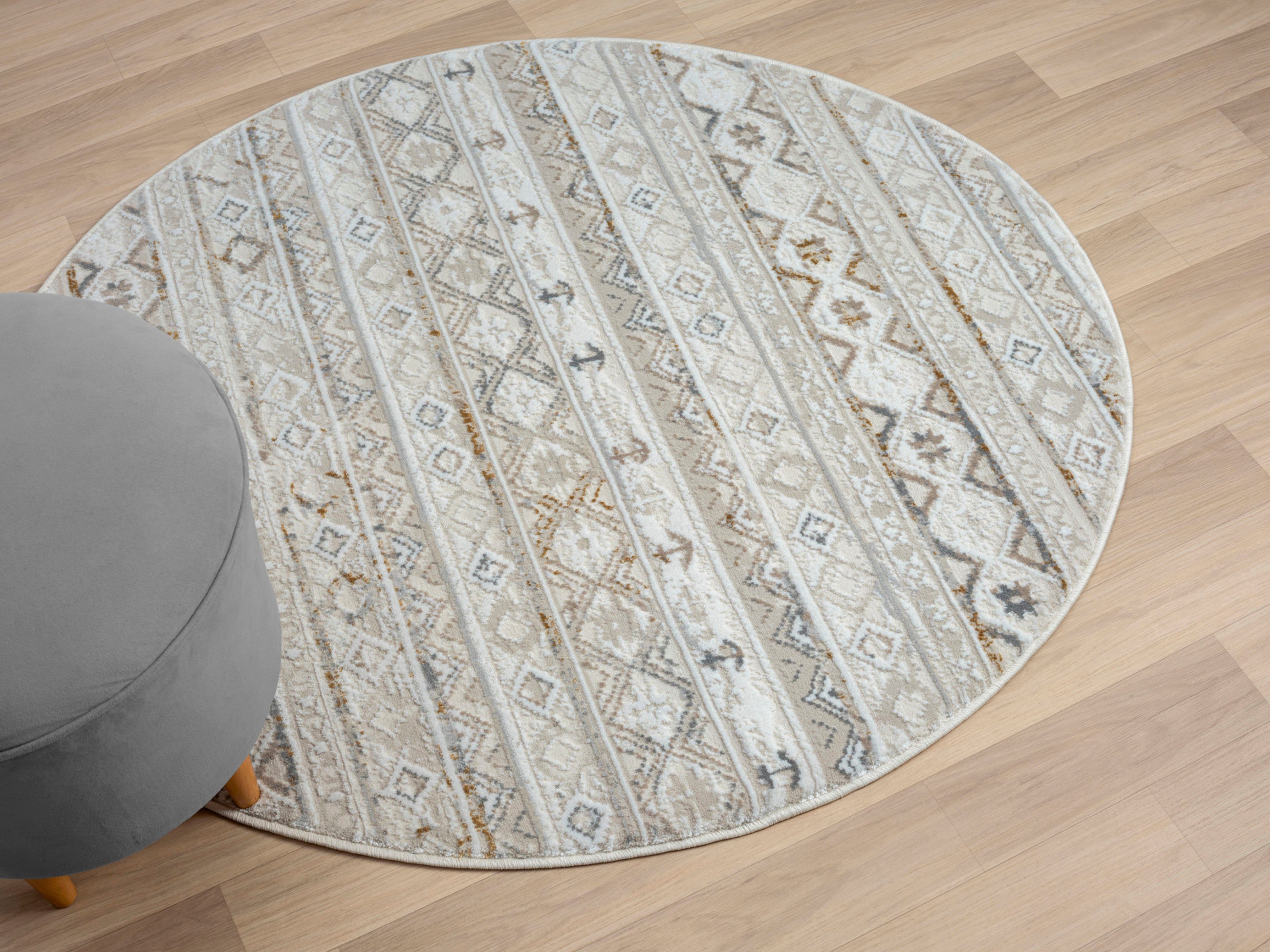 Myflair Möbel & Accessoires Vloerkleed Mijn Nomady, MAGAZIJNOPRUIMING! Kortpolig, Scandi-ontwerp, bijzonder zacht door microvezel