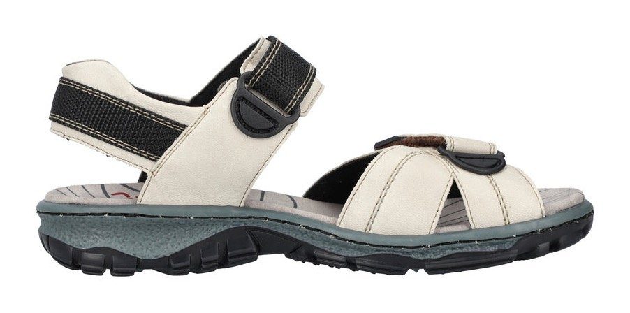 Rieker Sandalen zomerschoen, outdoorschoen, sleehak, in trekkinglook