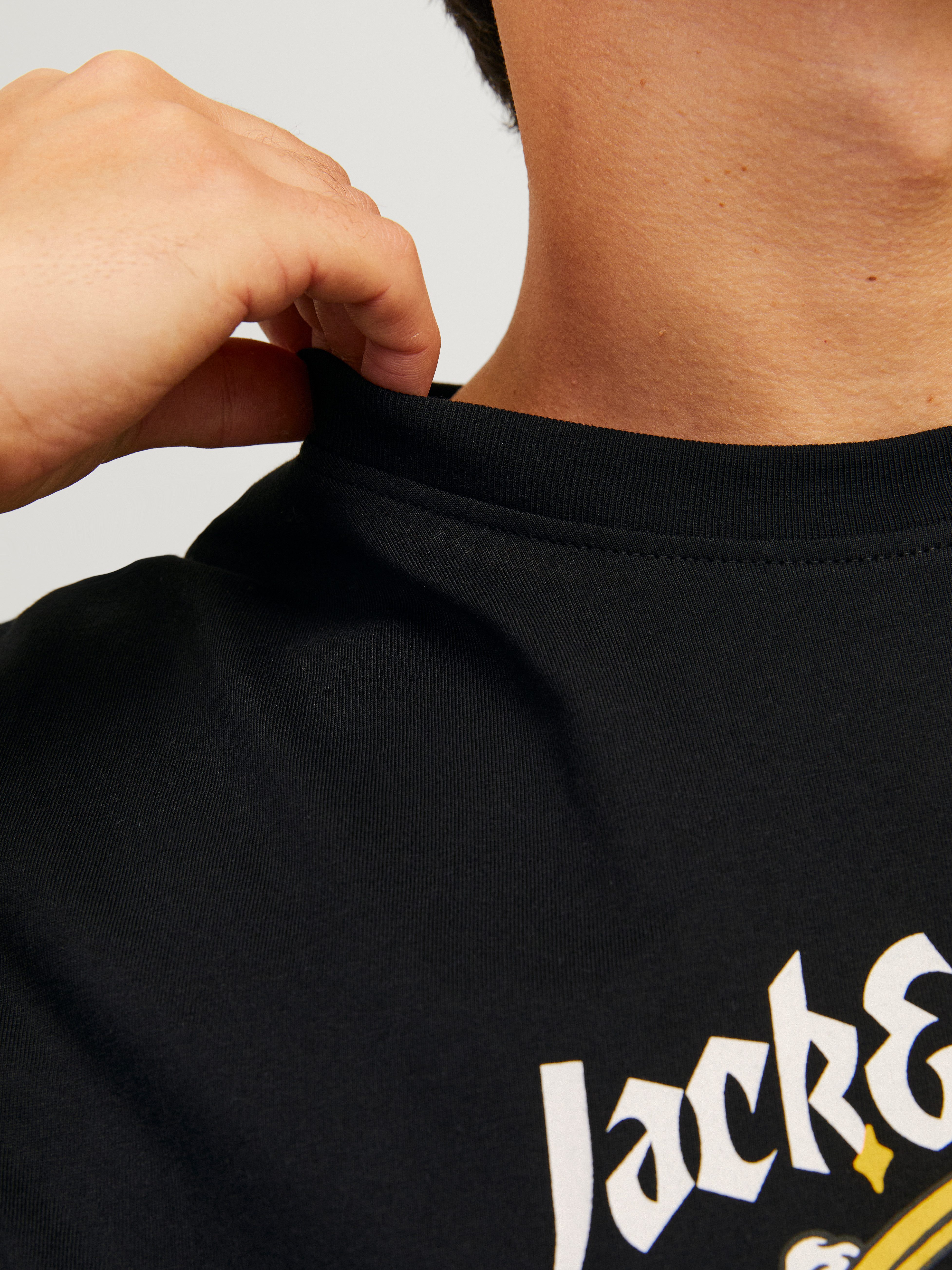 Jack & Jones Shirt met ronde hals JORSEVEN SKULL TEE SS CREW NECK SN