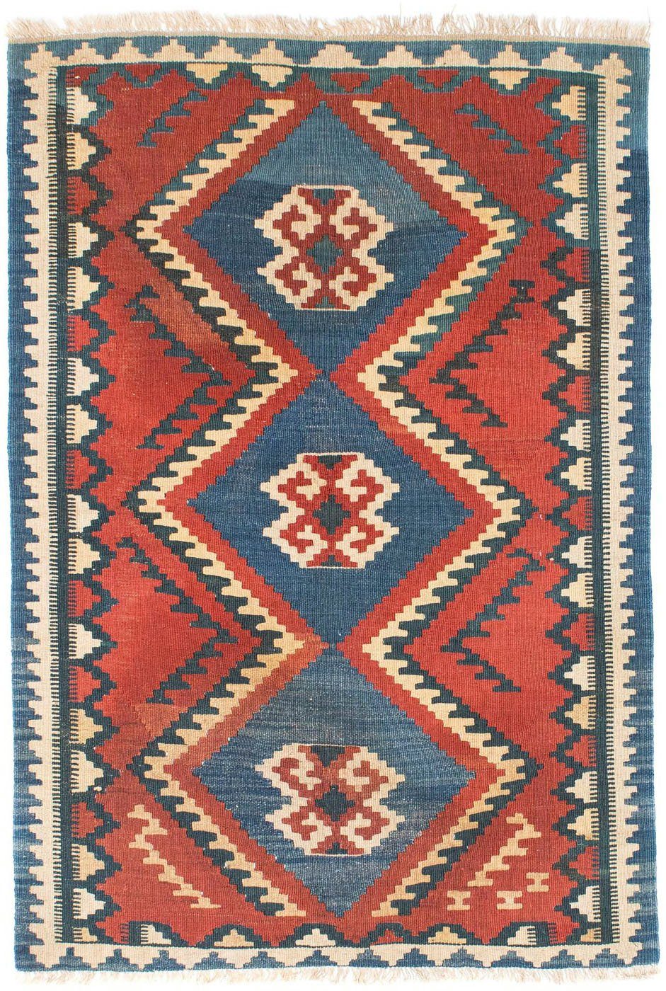 morgenland Wollen kleed Heriz medaillon rosso 264 x 205 cm Uniek exemplaar met certificaat