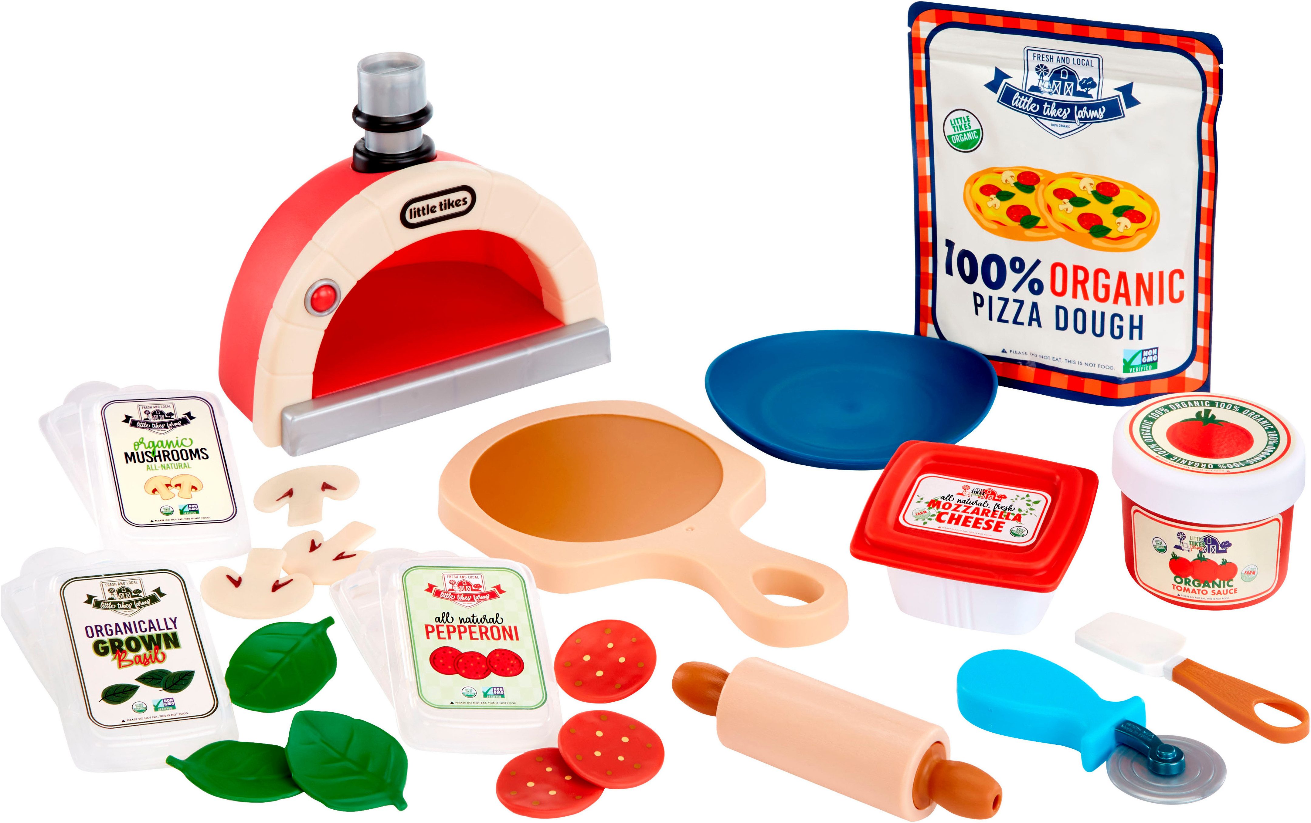 Little Tikes® Speelgoed-levensmiddelen Creative Chefs Pizza Kit (18-delig)