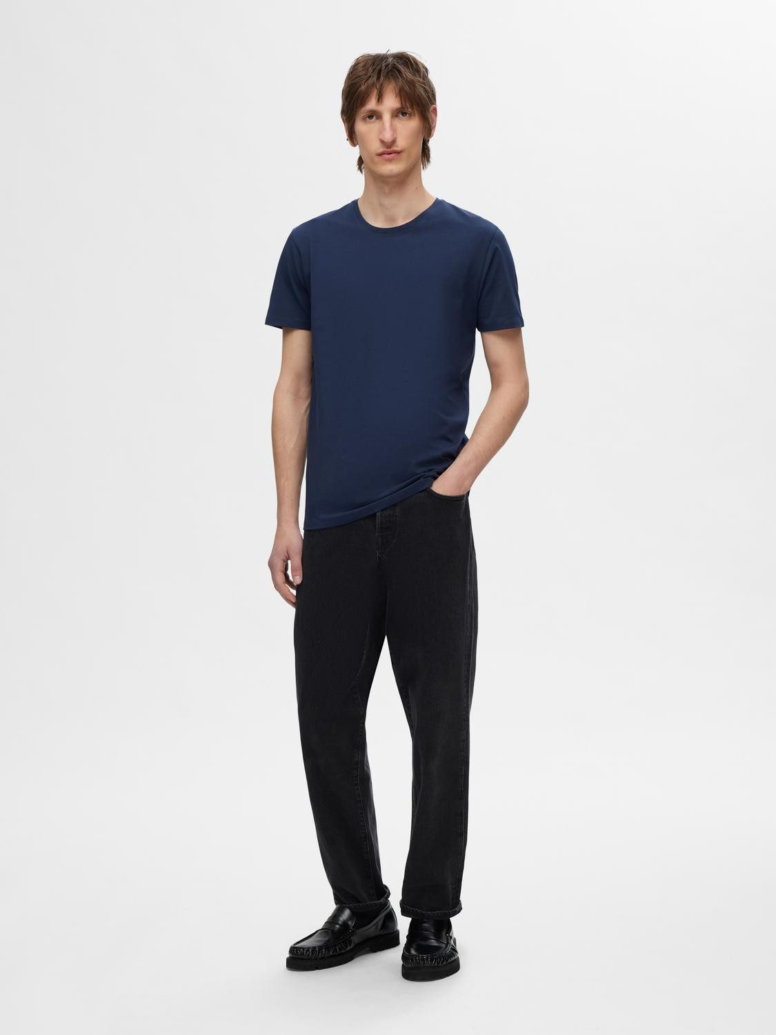 SELECTED HOMME T-shirt SLHROLAND SS O-NECK TEE 3-PACK NOOS