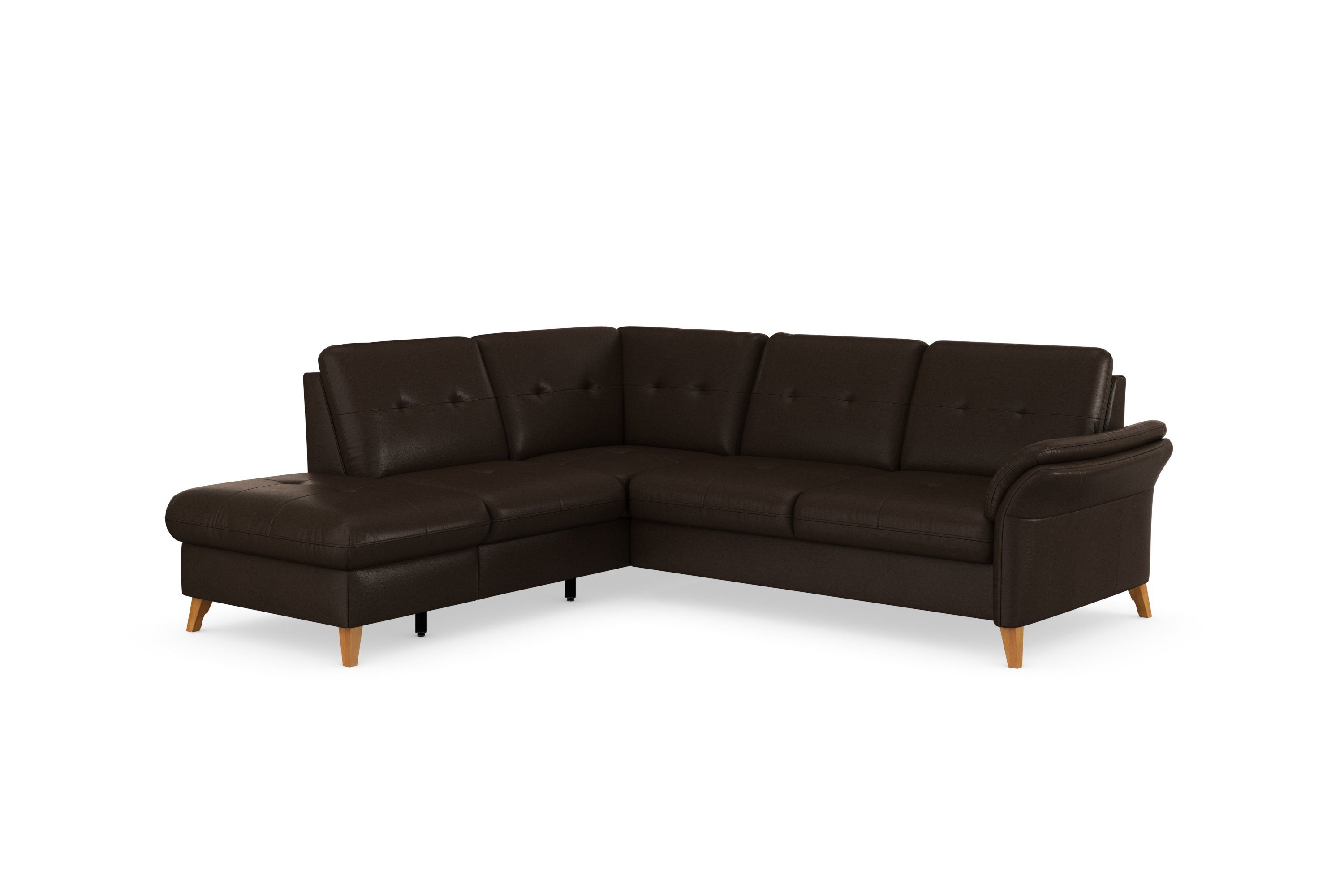 sit&more Hoekbank Göteborg inclusief zitdiepteverstelling, optioneel met bedfunctie & bedlade
