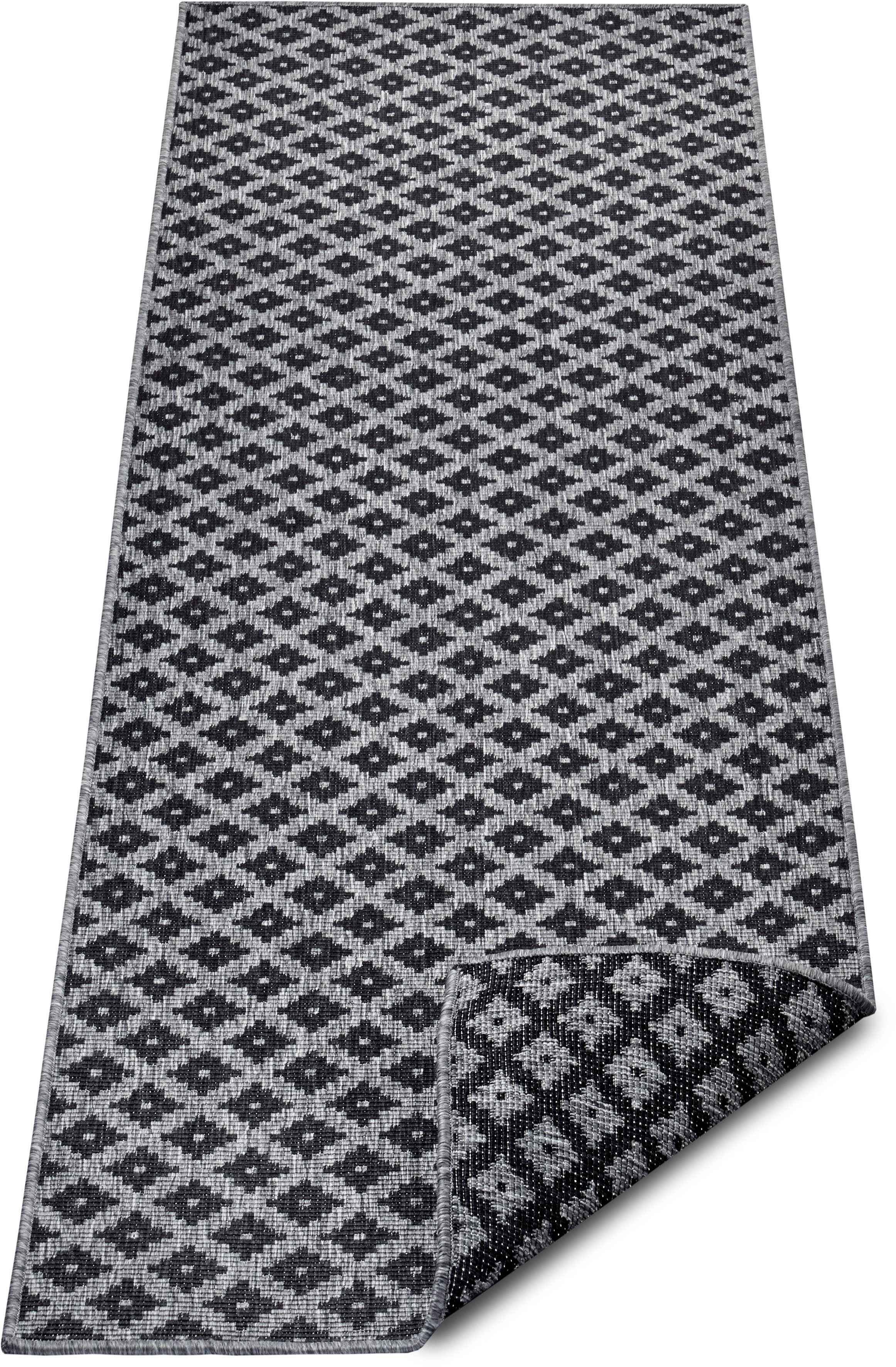 NORTHRUGS Vloerkleed Nizza omkeerbaar tapijt Binnen- en buitengebruik, weerbestendig, balkon, loper, woonkamer, waterbestendig