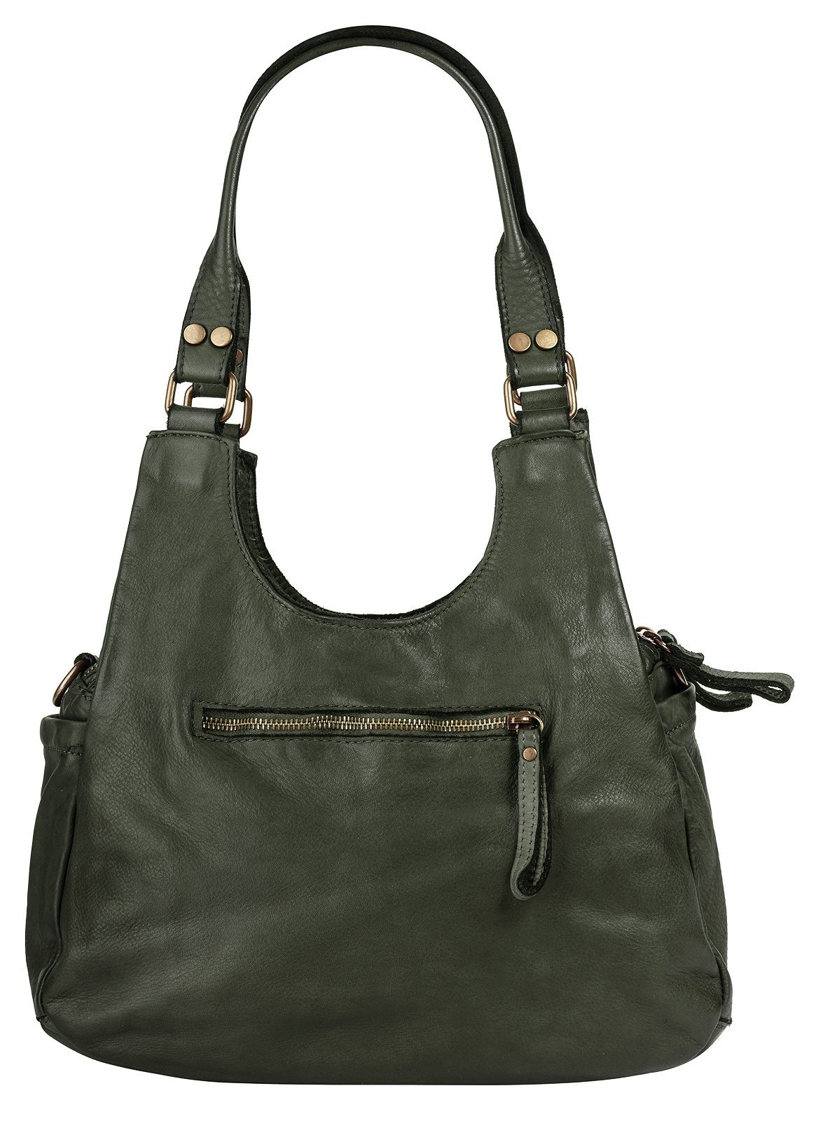 Samantha Look Schoudertas echt leer, made in italy