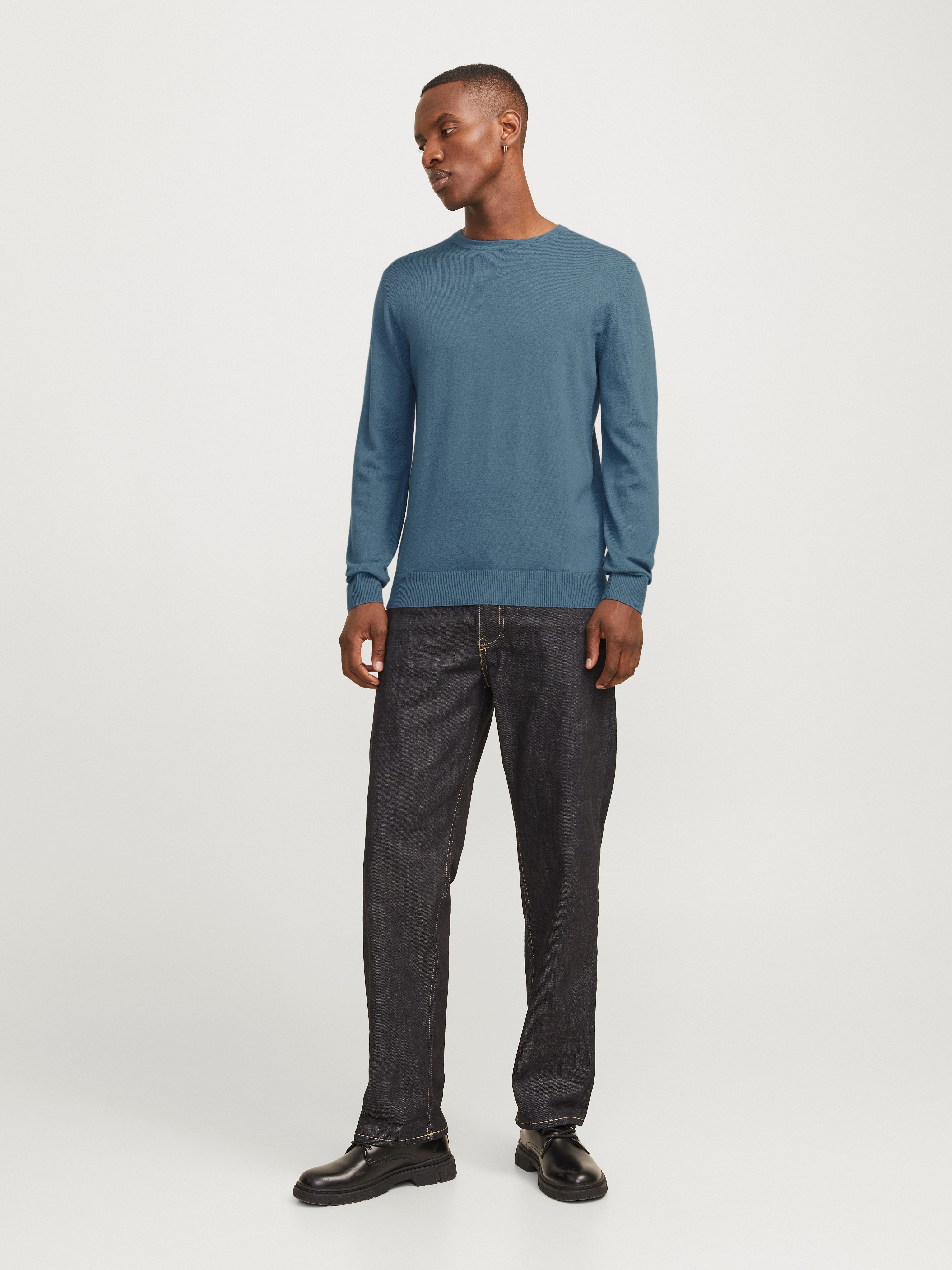Jack & Jones Gebreide trui JJEEMIL KNIT CREW NECK NOOS